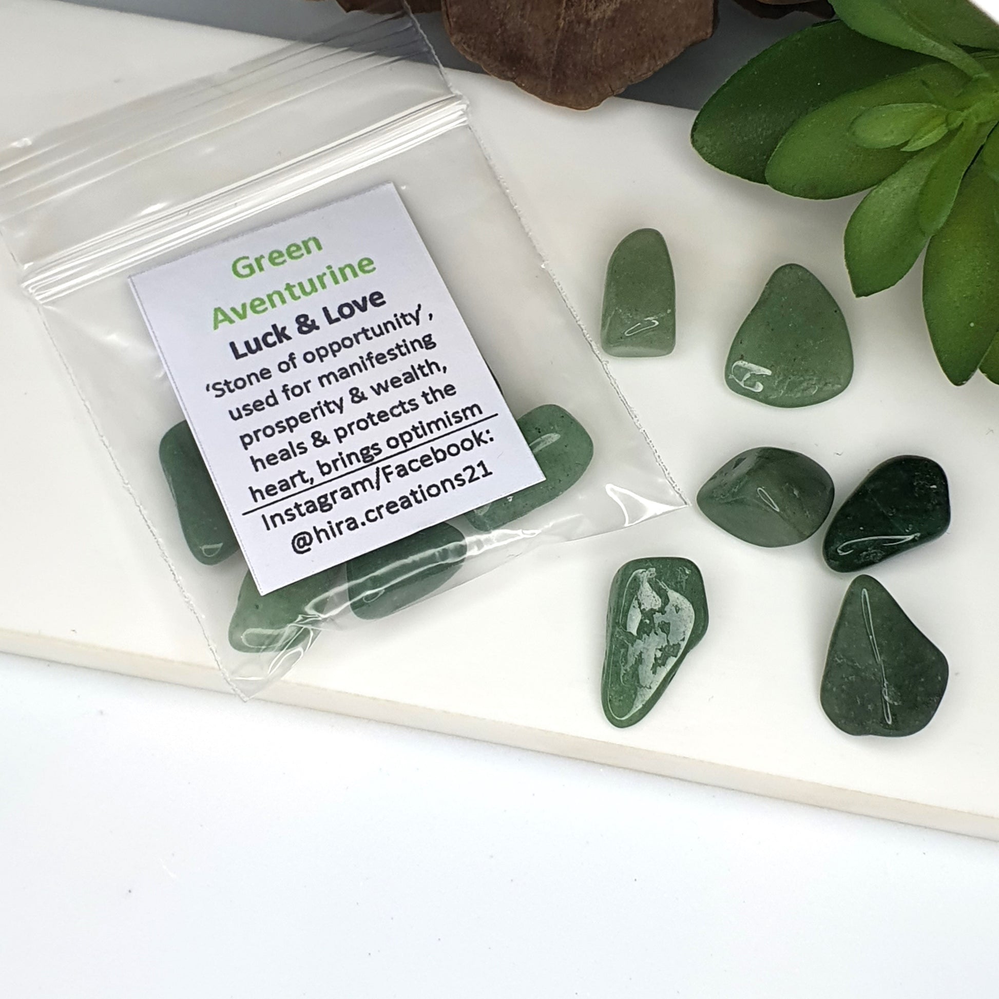Mini Crystal Chips Pack - Amethyst, Green Aventurine, Labradorite, Rose Quartz