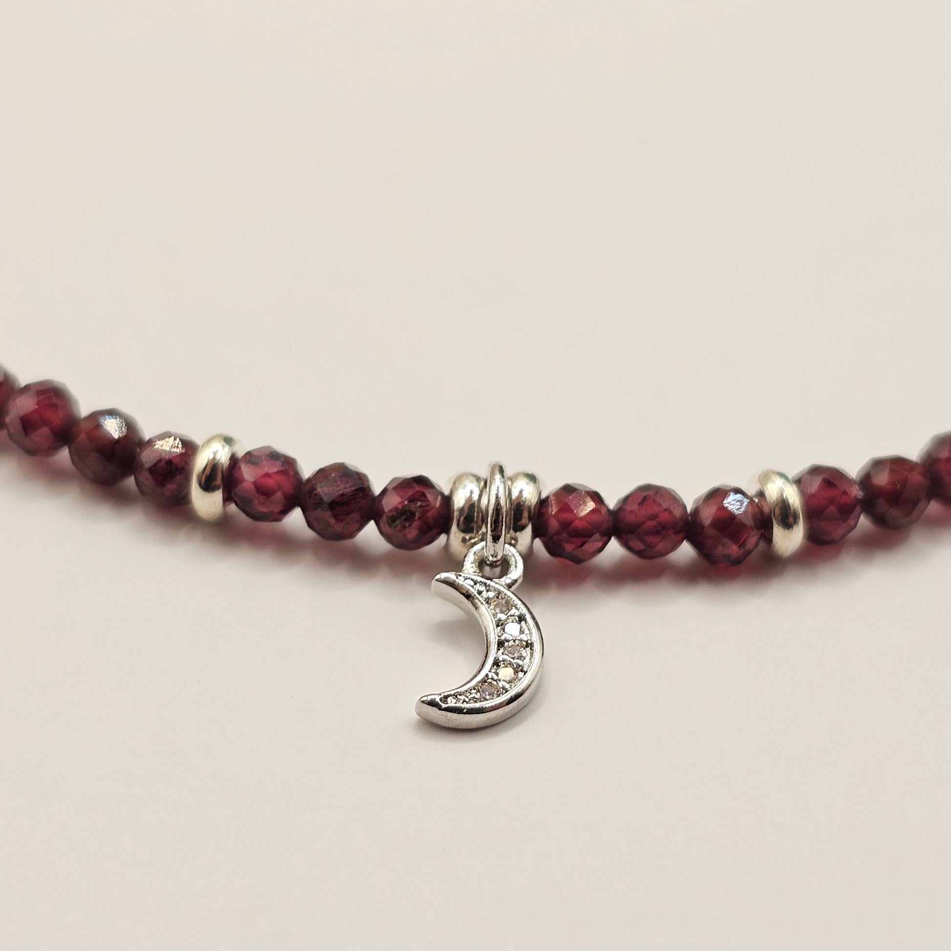 Empowerment necklace - Garnet | Gemstone jewellery | Valentines Day gift | January birthstone