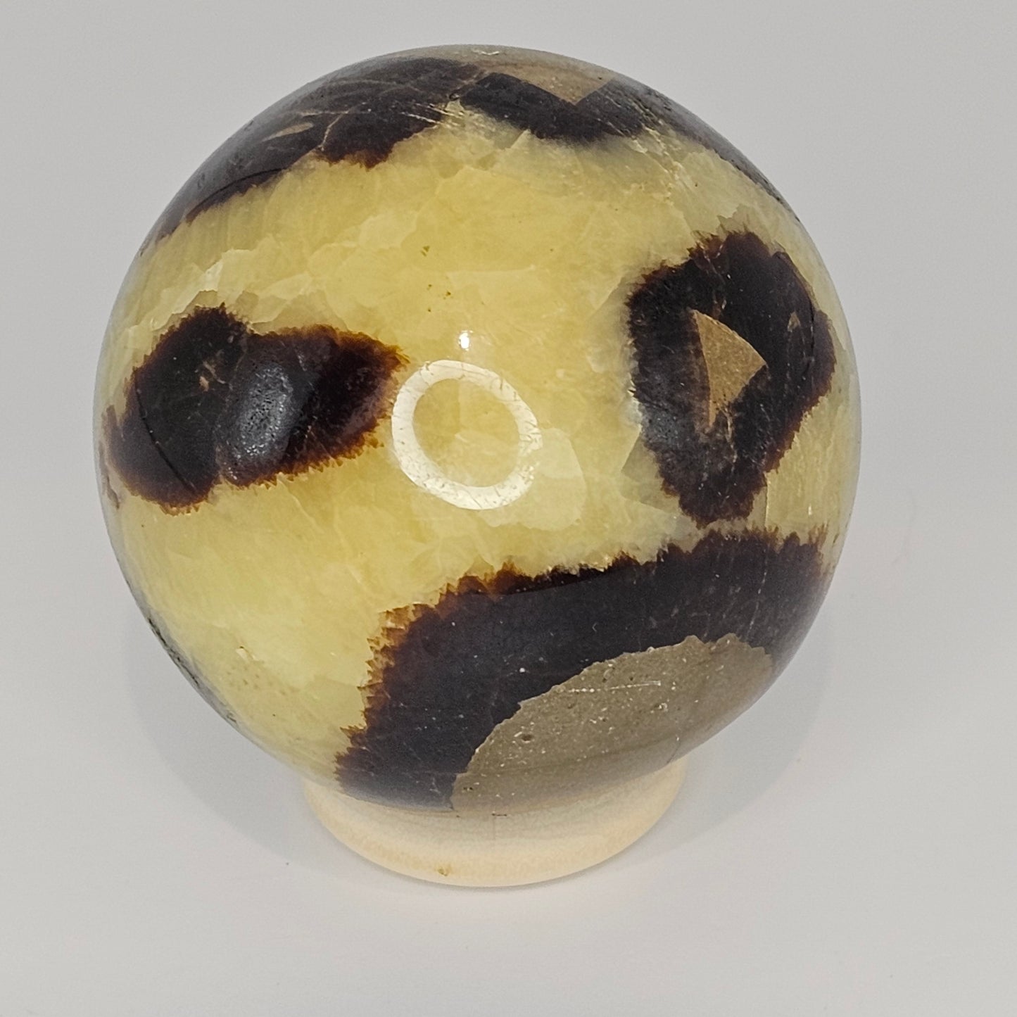 Beautiful Septarian sphere from Madagascar.
