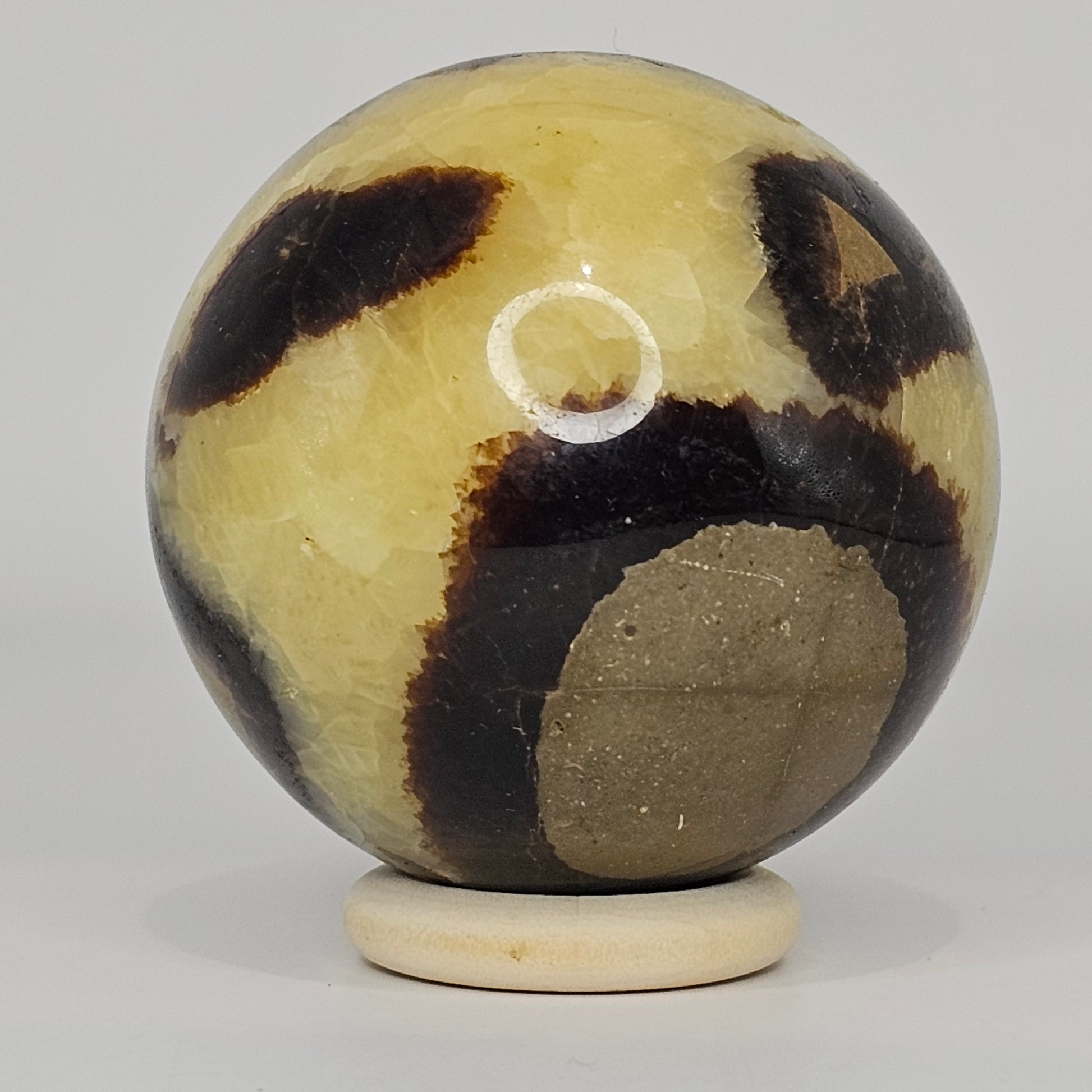 Beautiful Septarian sphere from Madagascar.