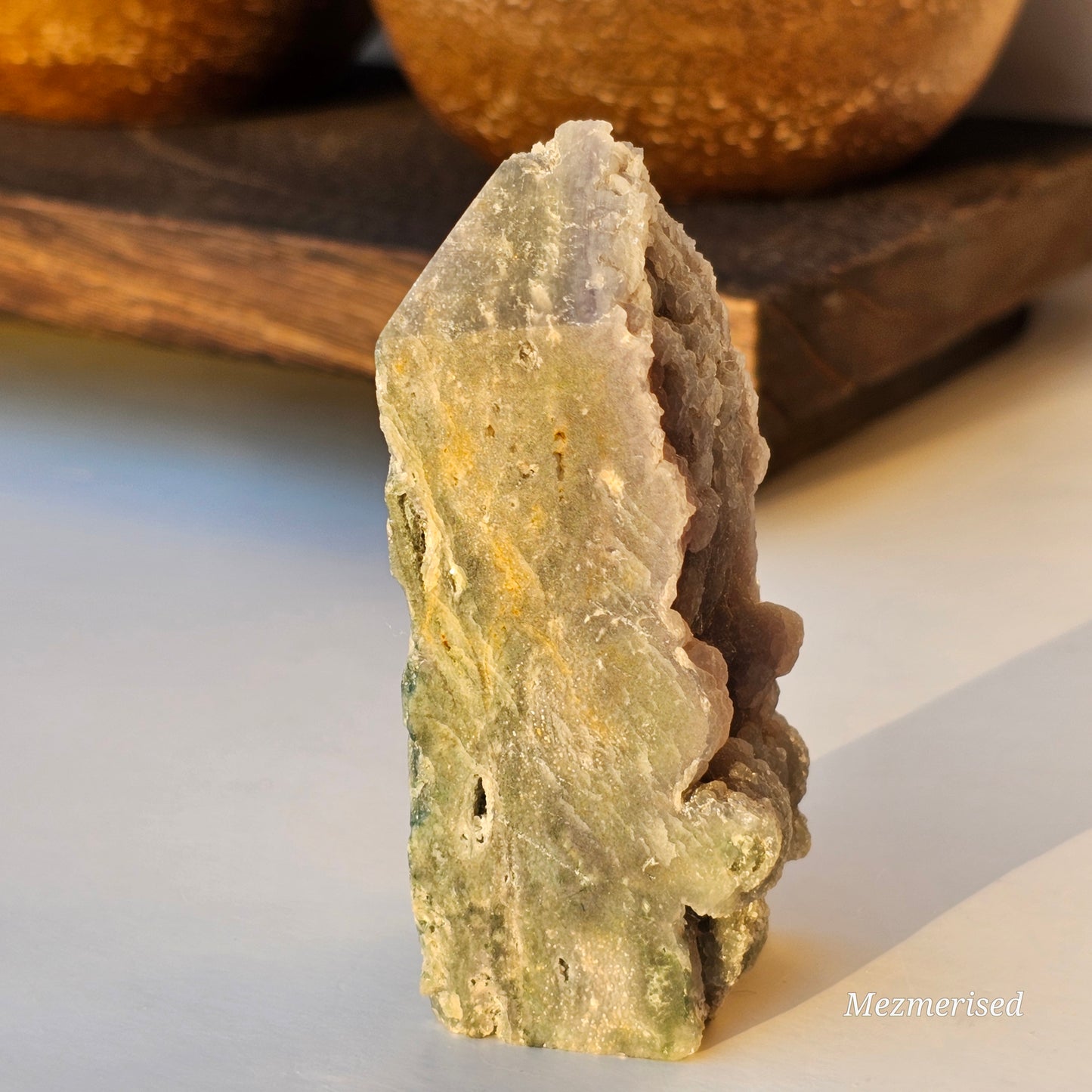 Grape Agate Obelisk | Imperfect - Botryoidal Quality Underdeveloped