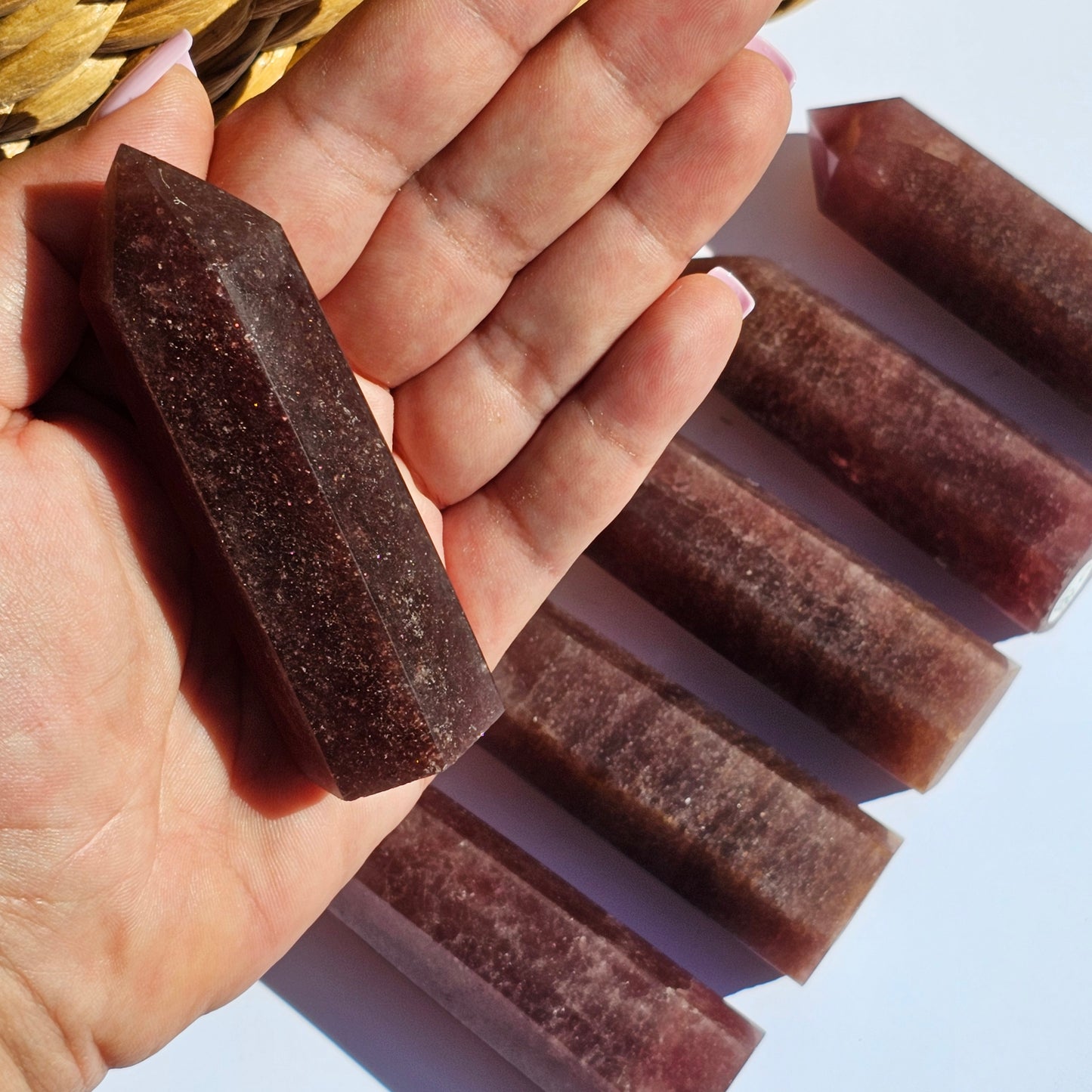 Strawberry Quartz Towers