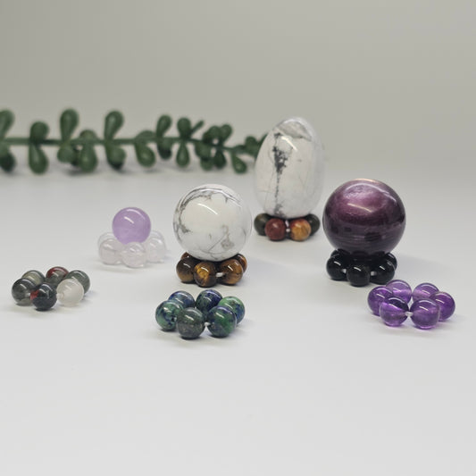 6mm beaded sphere stands