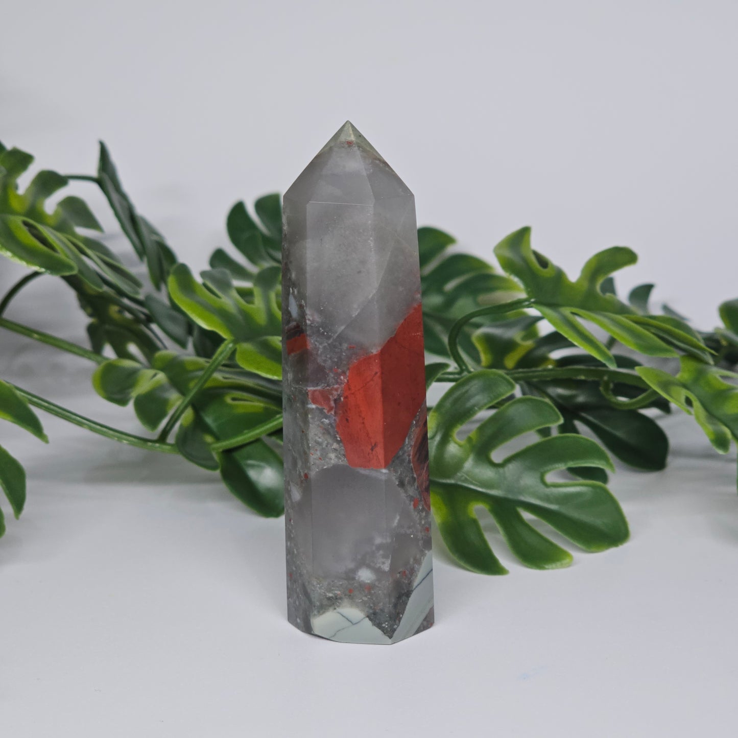 African Bloodstone Jasper Tower | D