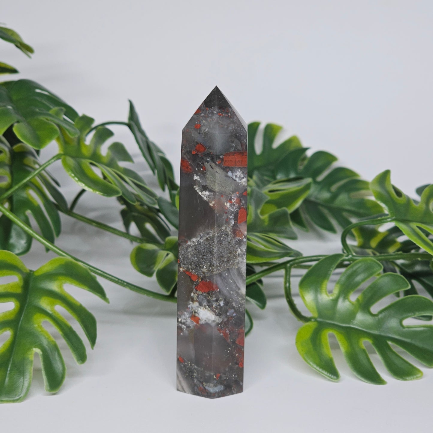 African Bloodstone Jasper Tower | F