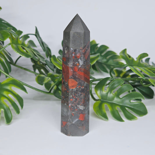 African Bloodstone Jasper Tower | G