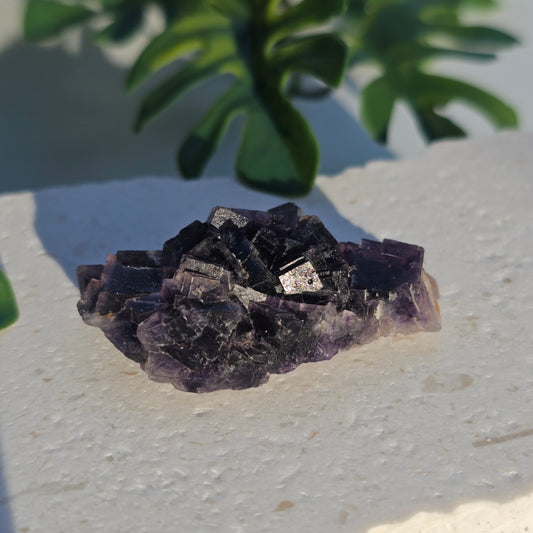 Raw Purple Fluorite Cluster Specimen | Zhejiang, China