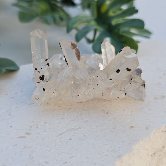 Quartz Cluster | Option A | Madagascar | Twin Crystal Formation