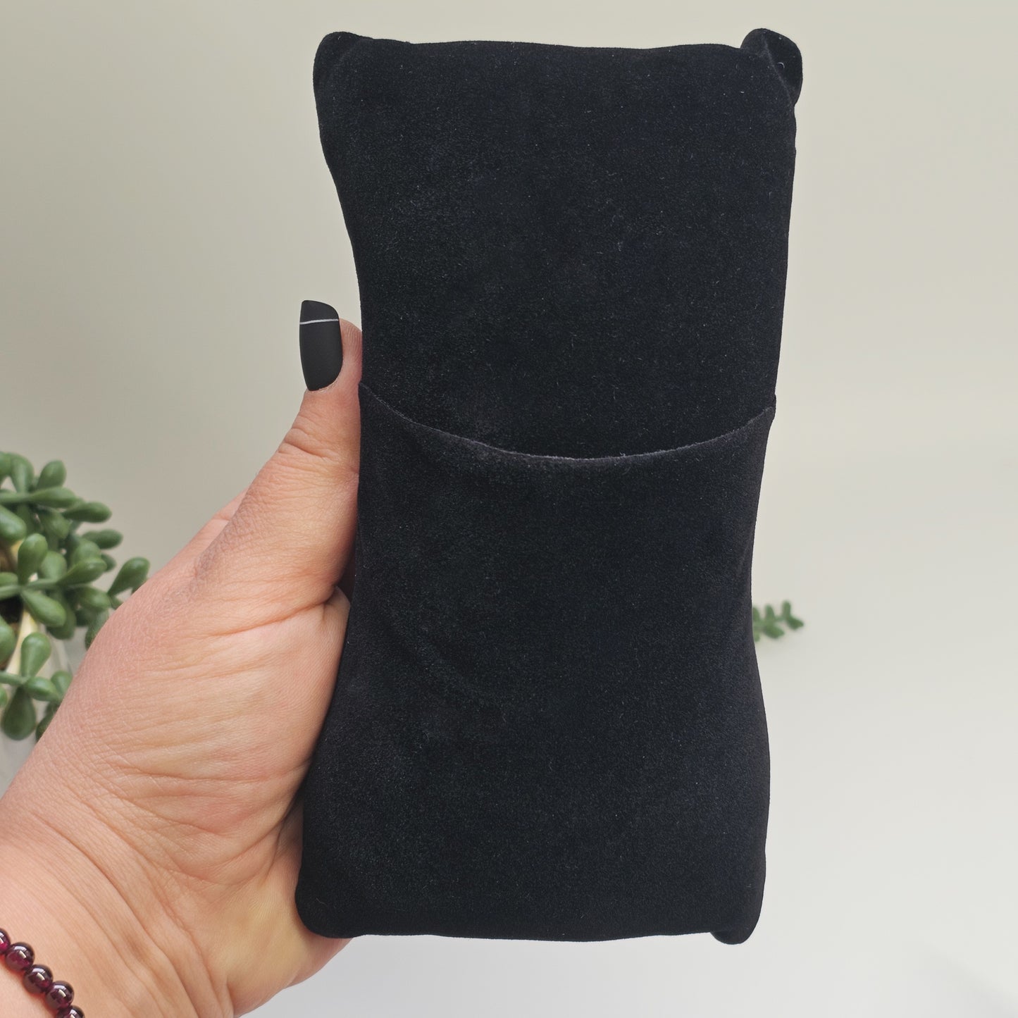 Black Velvet Jewellery Display Pillow