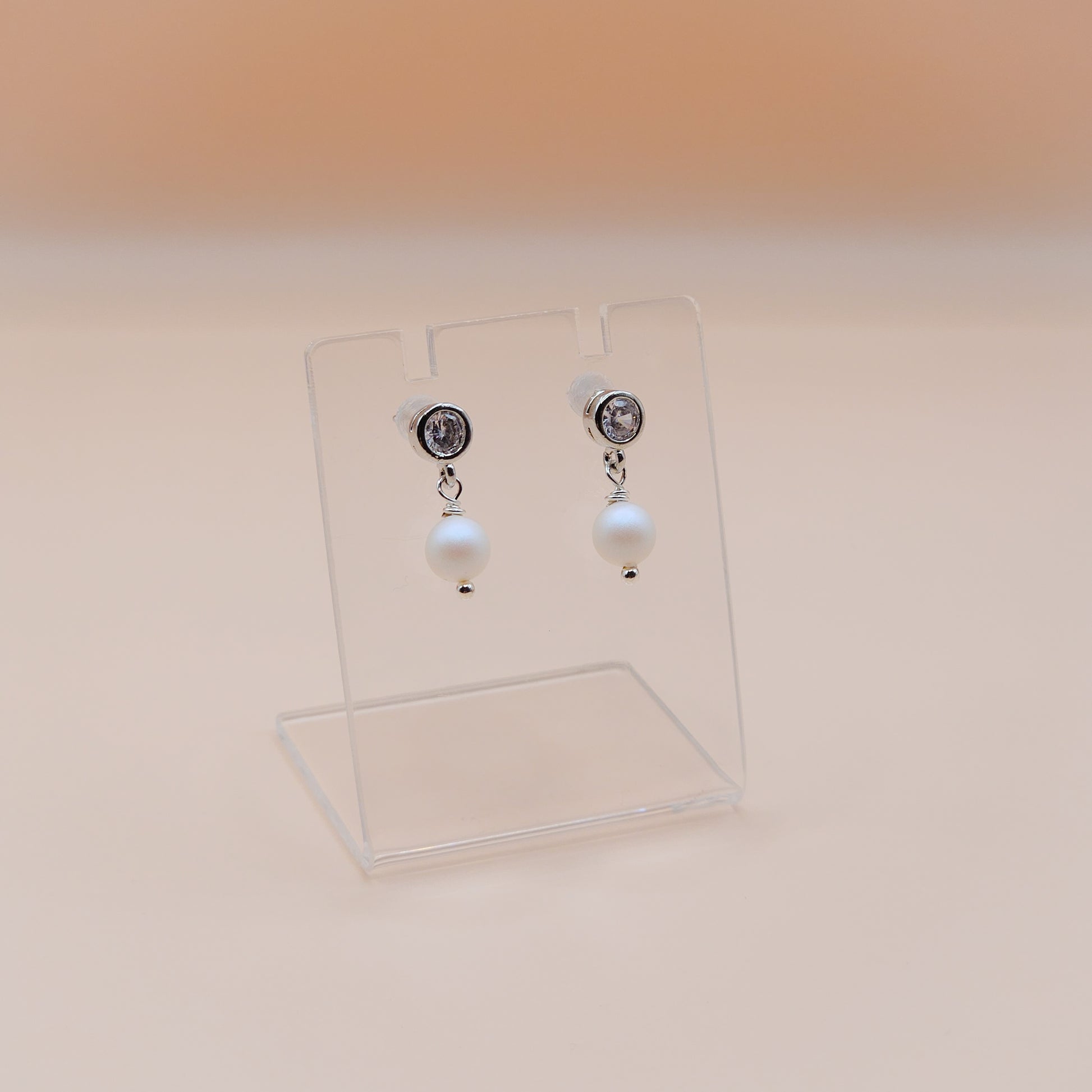 Acrylic Earring Display Stand | stud earring display set | shop displays, craft market stall  jewellery display stands