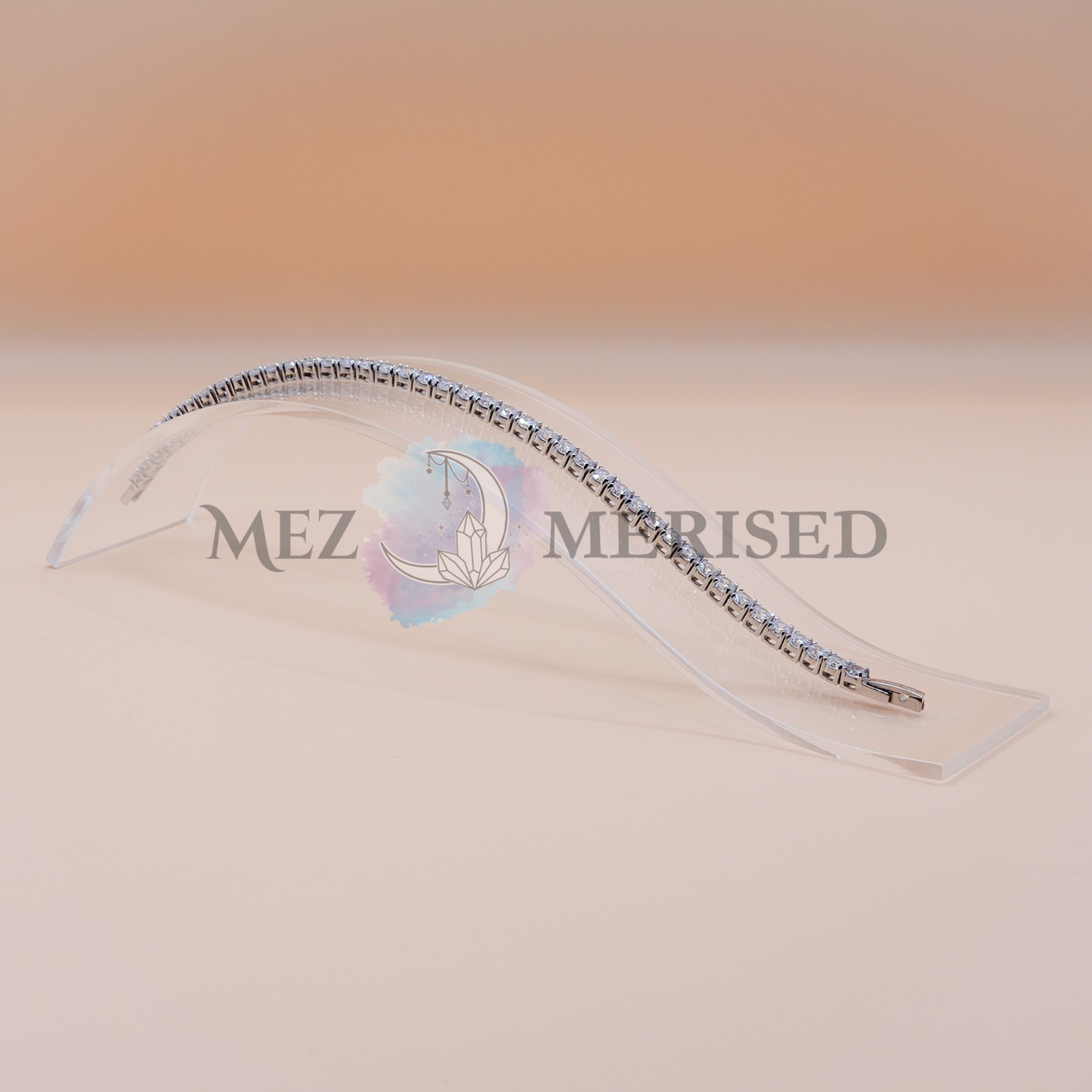 Acrylic Wavy Necklace / Bracelet Display Stand | Jewellery Holder