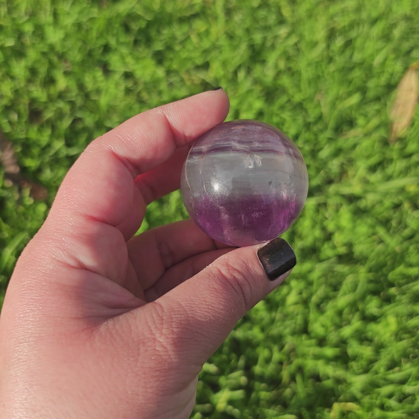 Fluorite Sphere, Alter Crystal, Birthday Gift, Anniversary Gifts, Girlfriend, Gifts for Friend, Boho, Minimalist, Gemstone, Crystal, Crystal Healing, home decor, australia crystal, collectors crystal