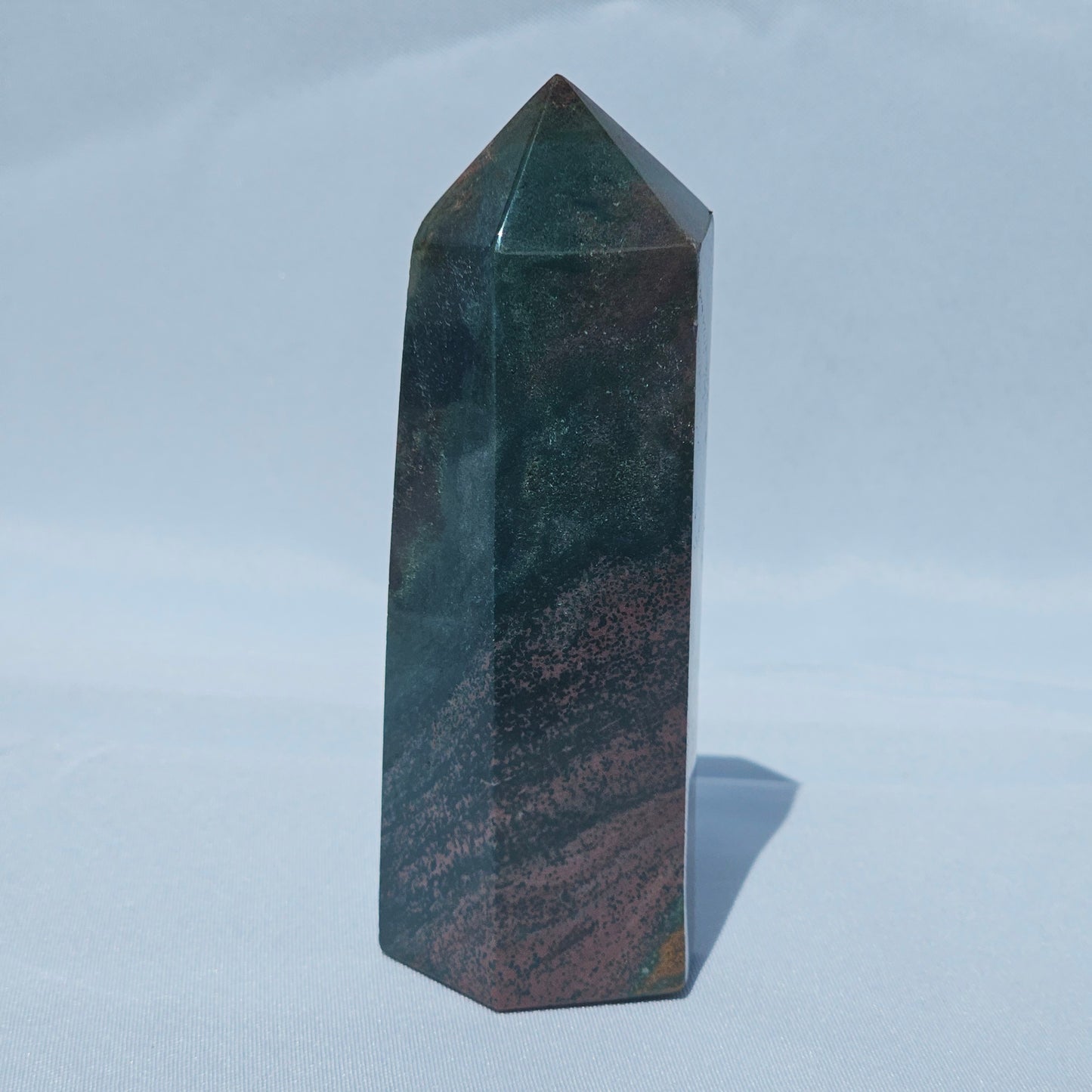 Gorgeous large Ocean Jasper tower