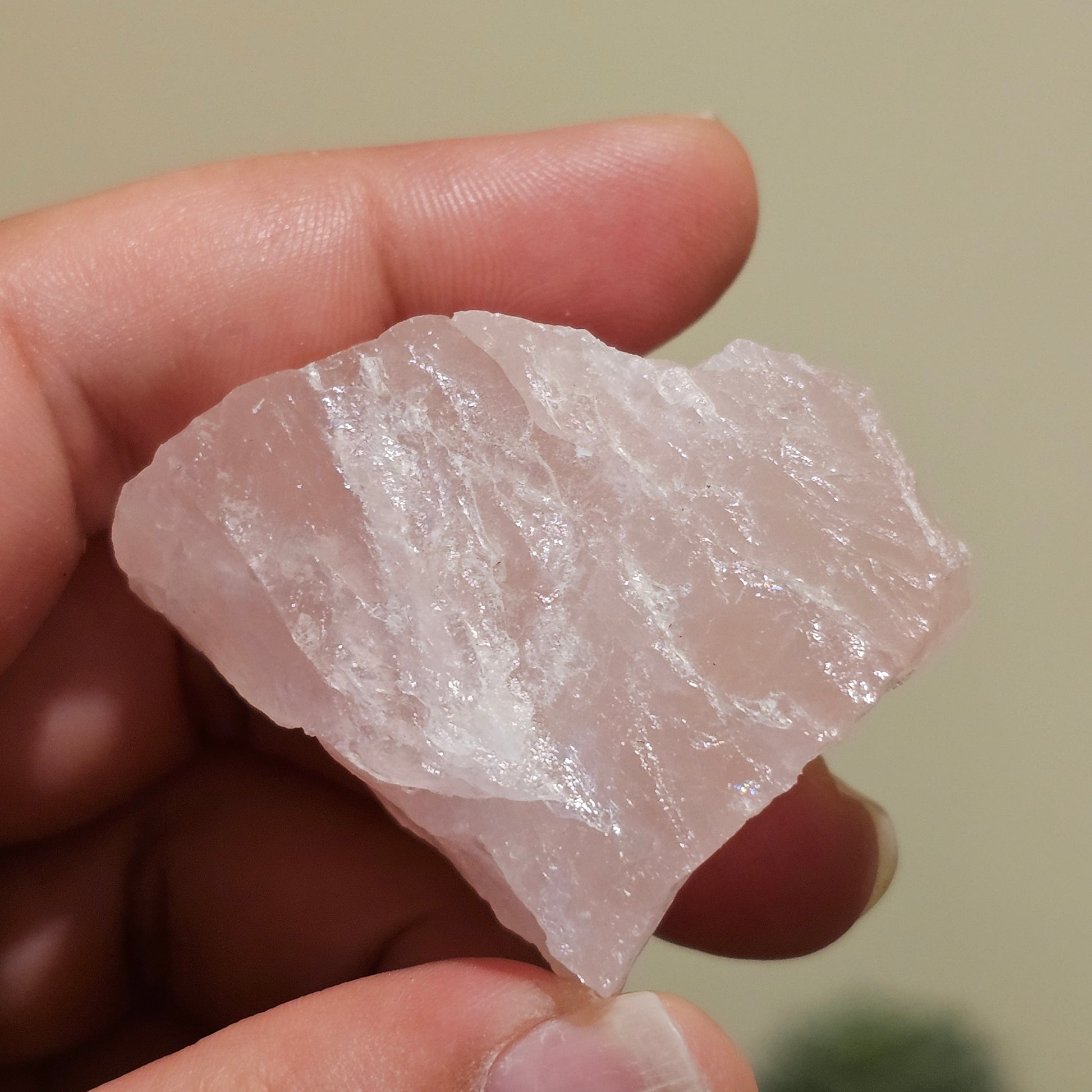 Raw Rose Quartz - Medium