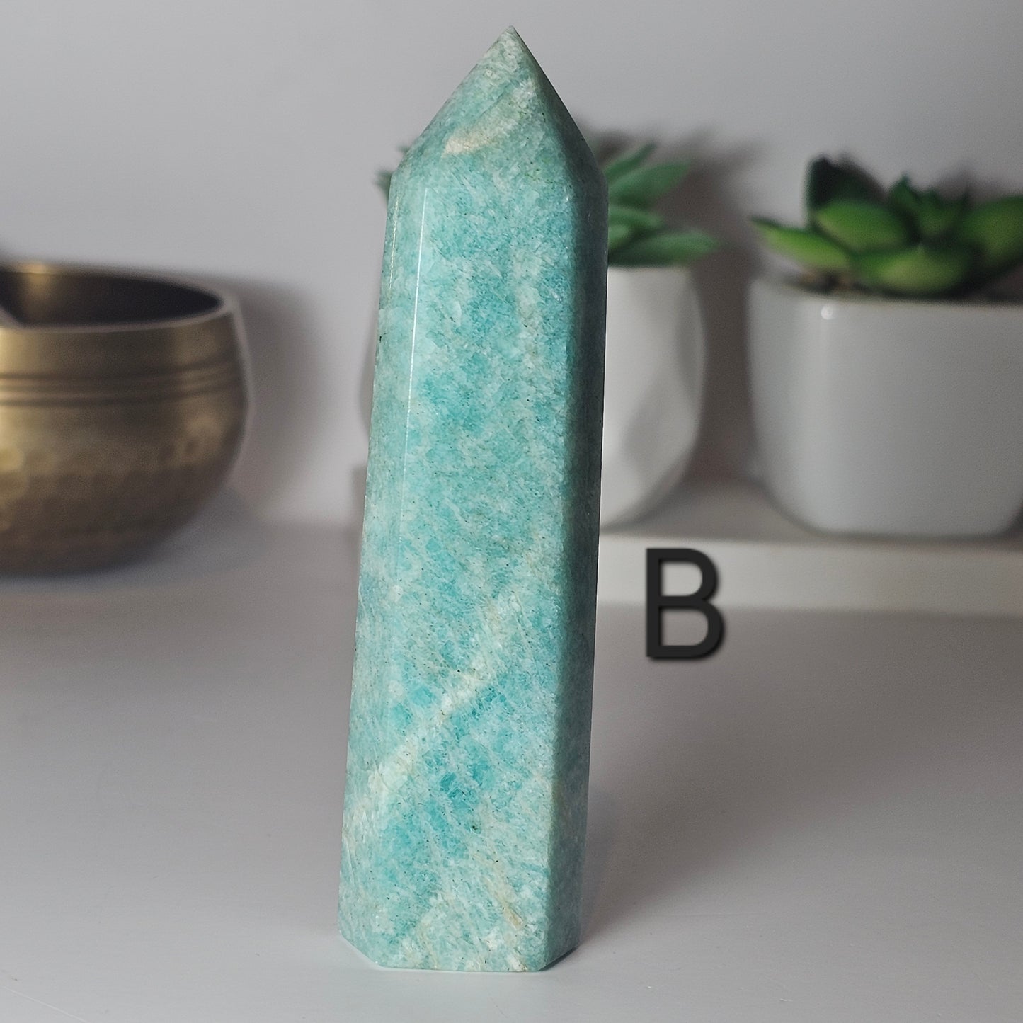 Calming Amazonite towers.