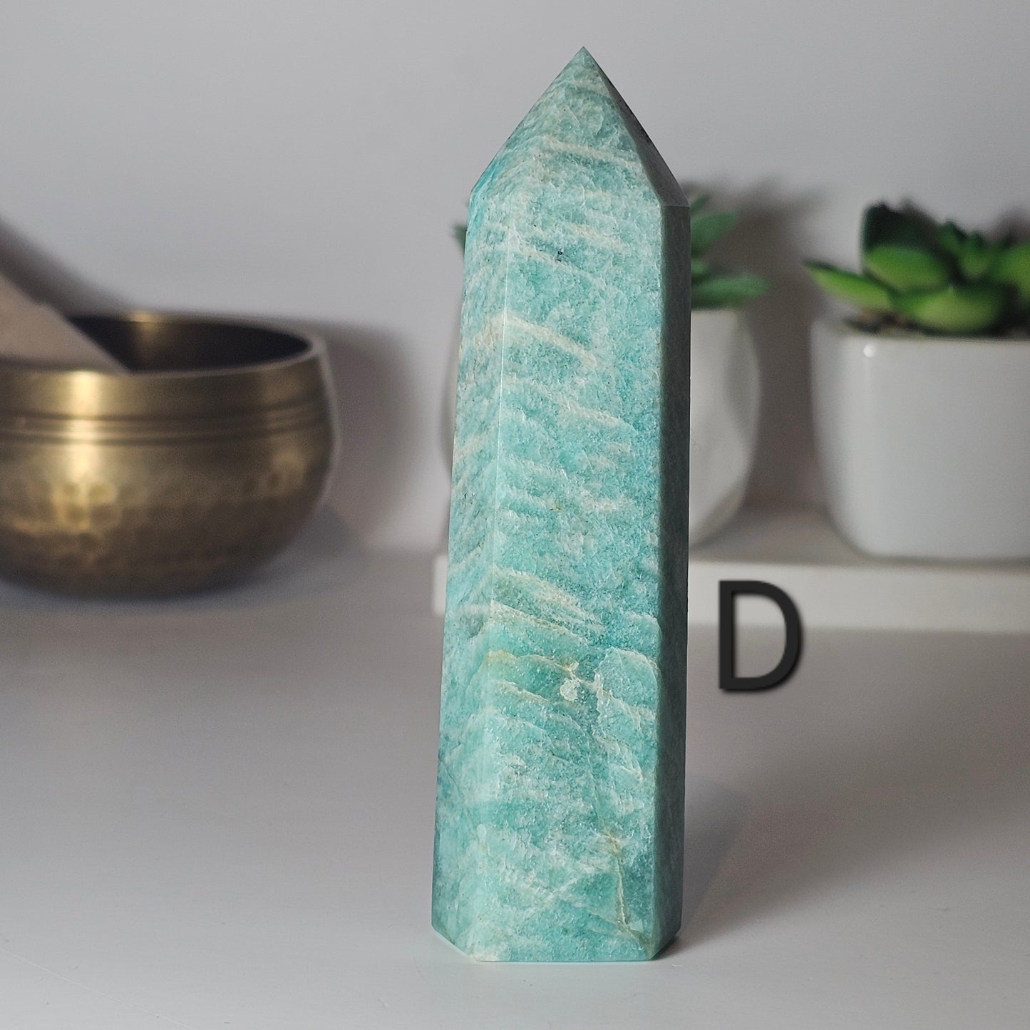 Calming Amazonite towers.