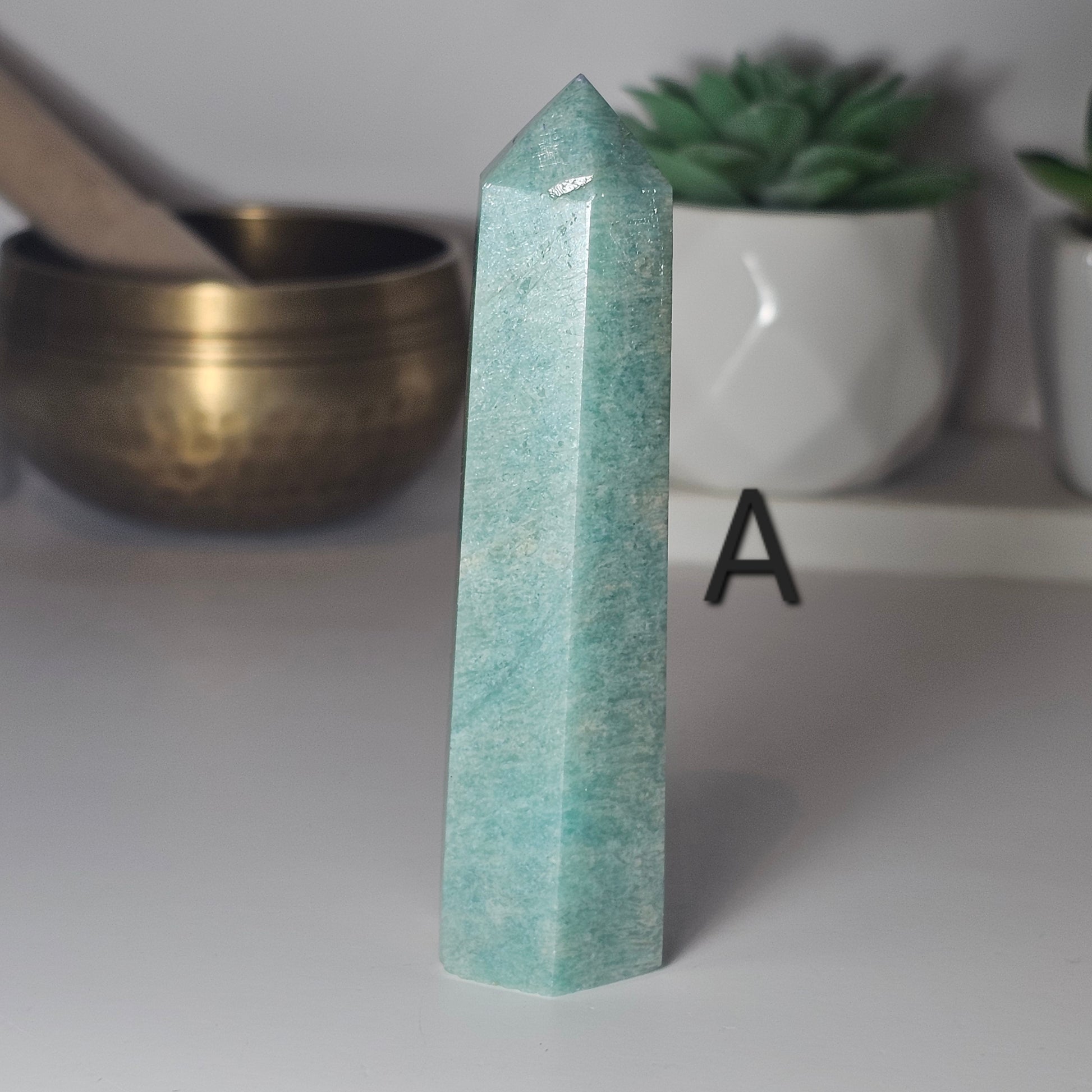 Calming Amazonite towers.