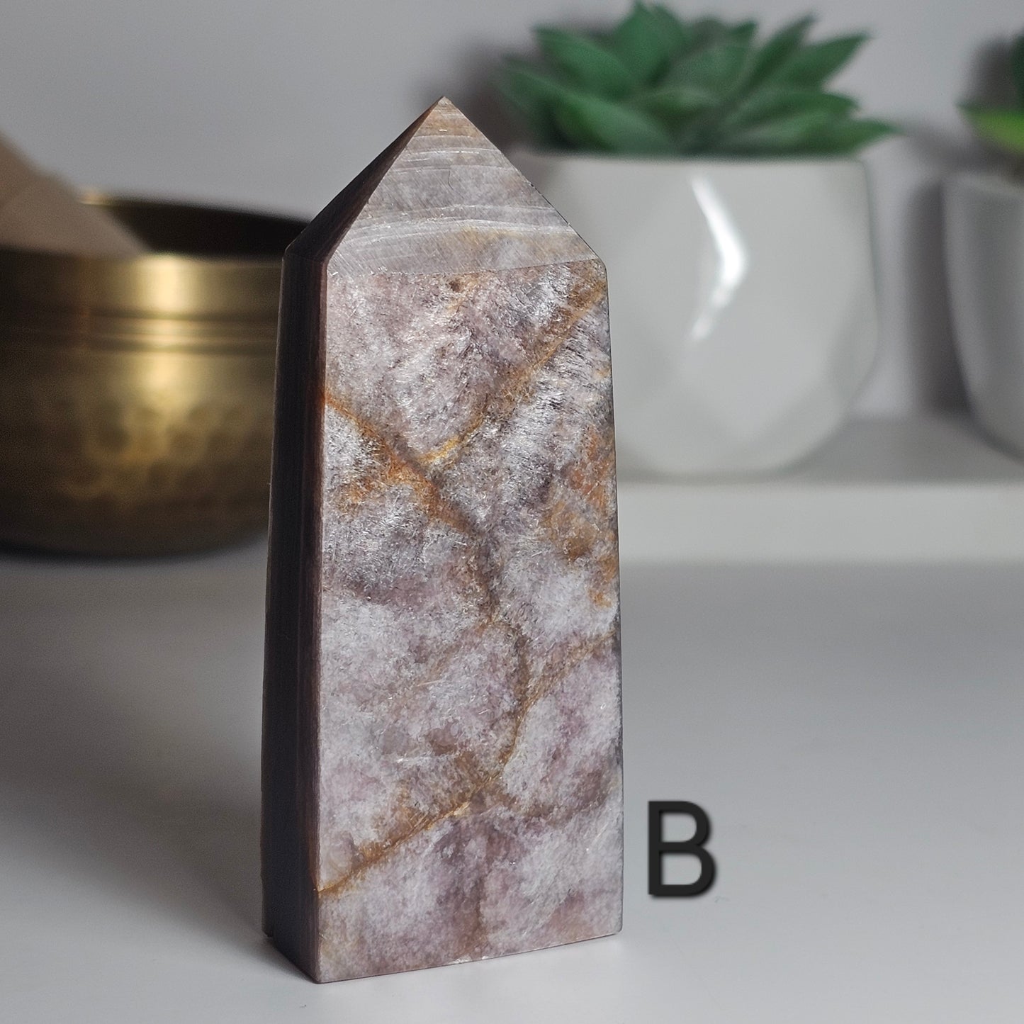 Gemmy high quality Mica Lepidolite towers