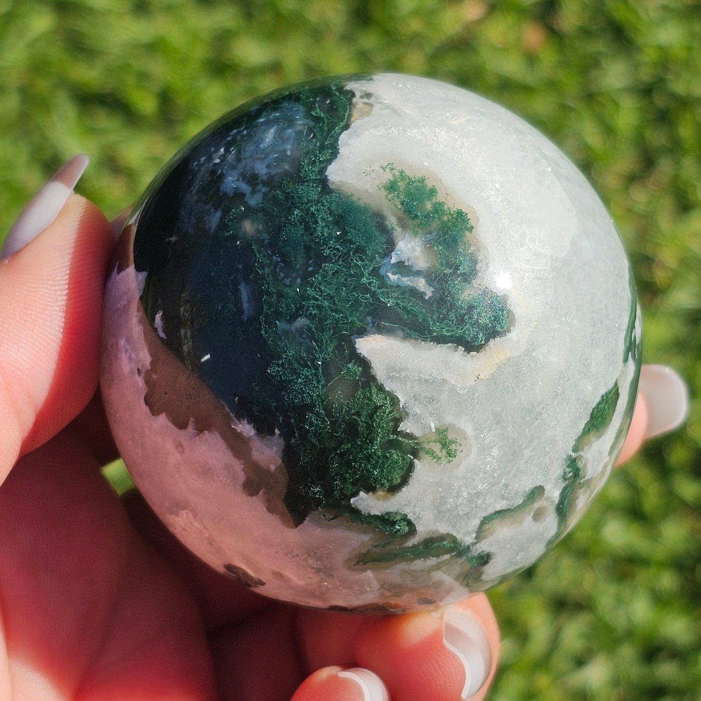 Moss Agate Sphere (A)