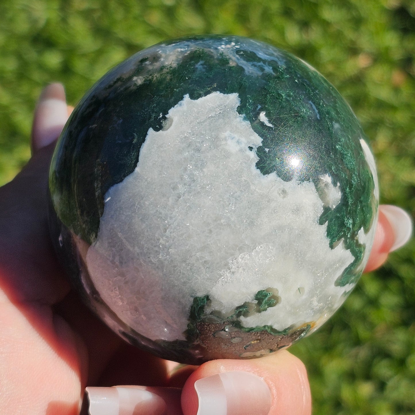 Moss Agate Sphere (A)