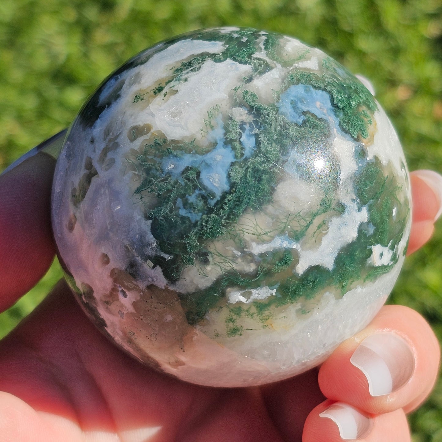 Moss Agate Sphere (A)