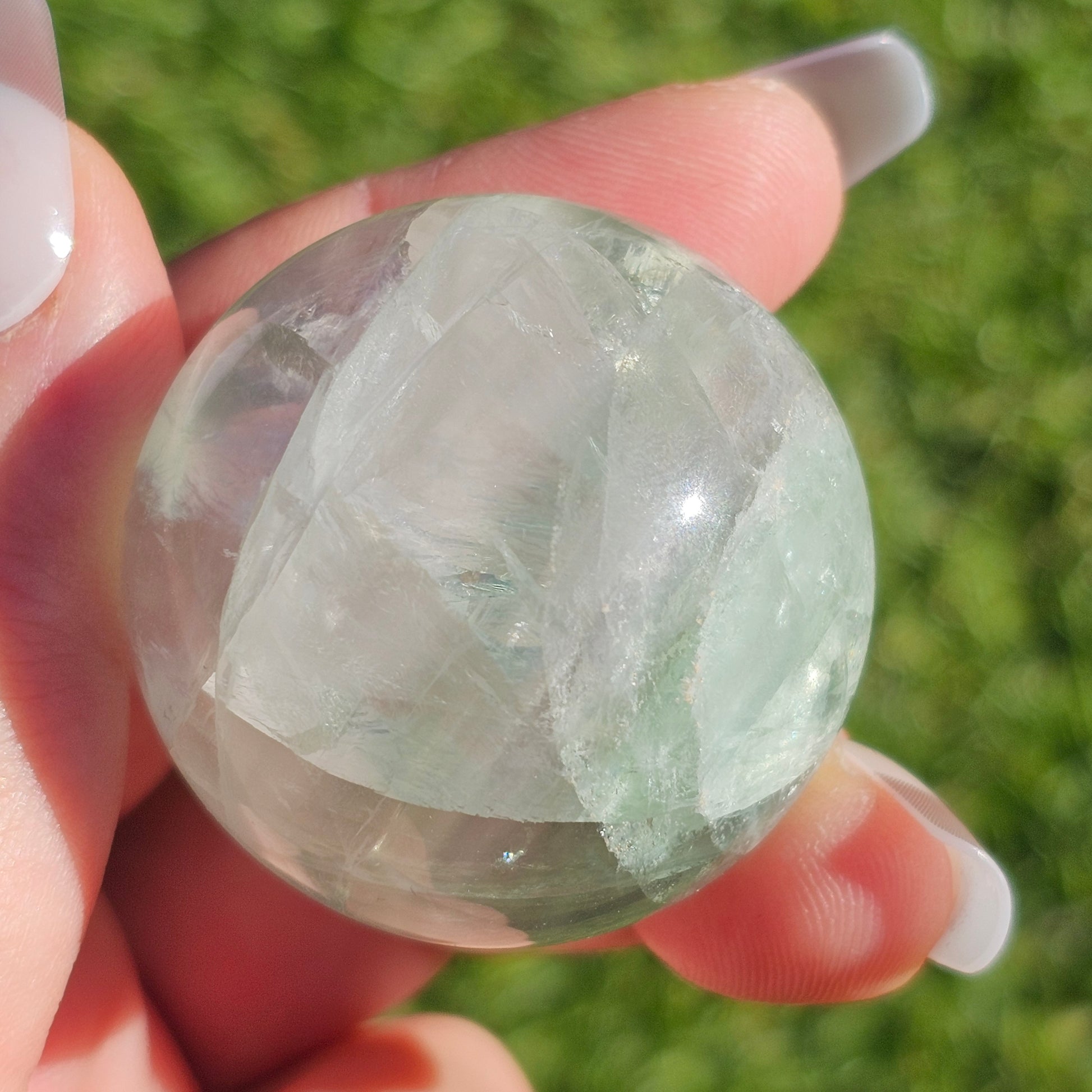 Green Fluorite Sphere