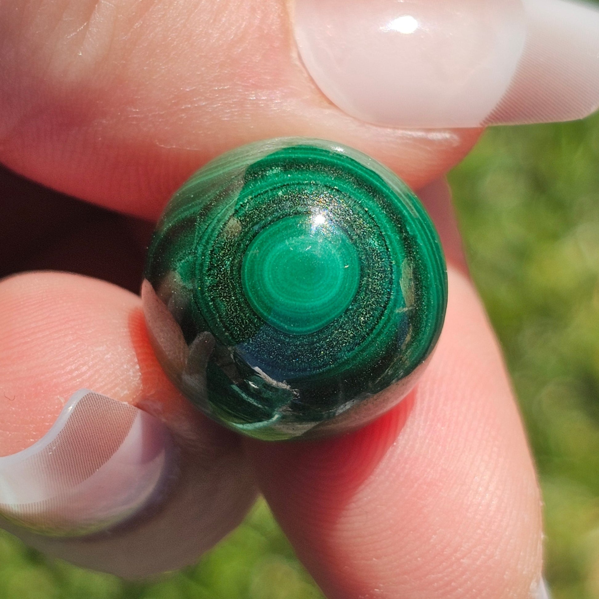 Malachite Sphere (A)