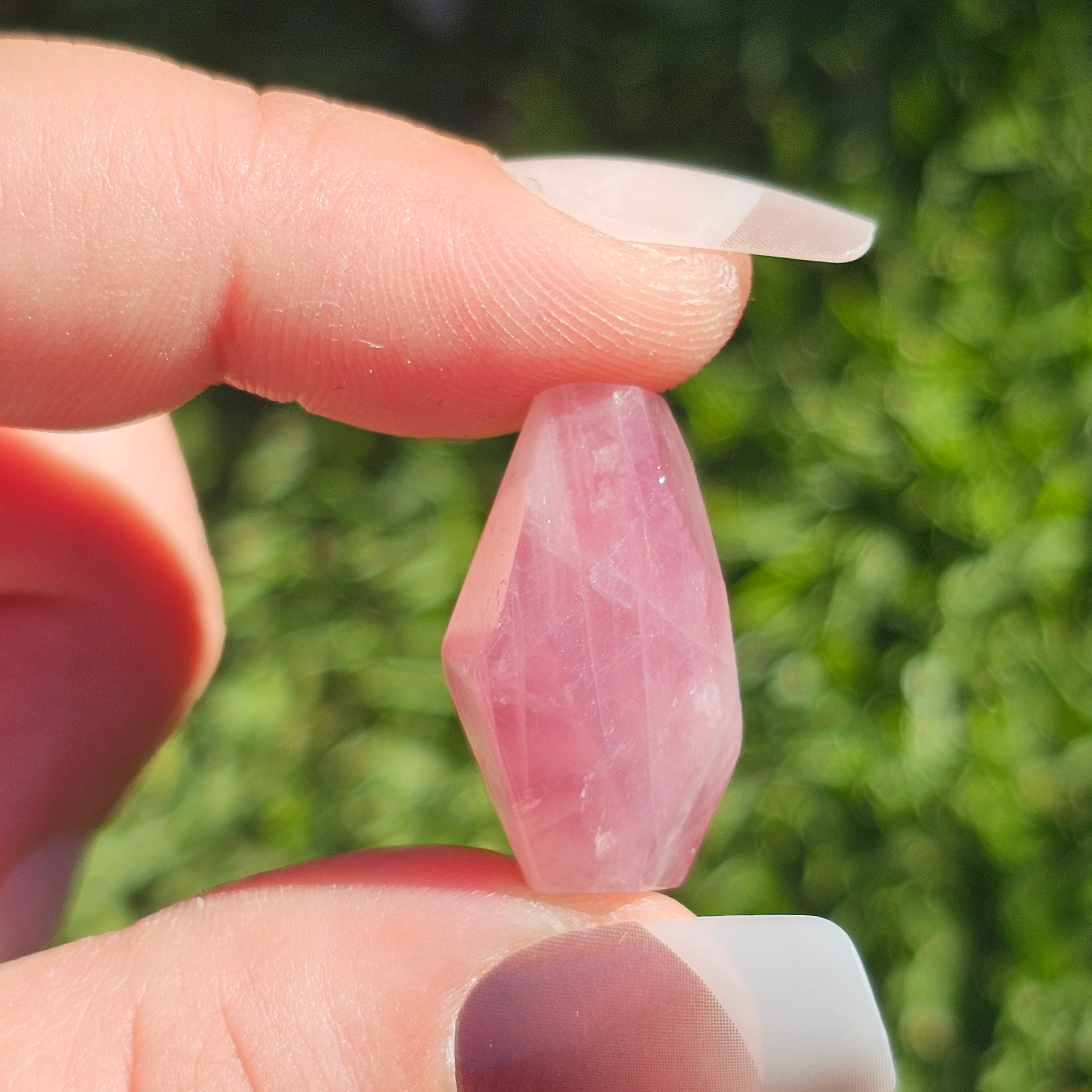 Mini Faceted Pink Amethysts