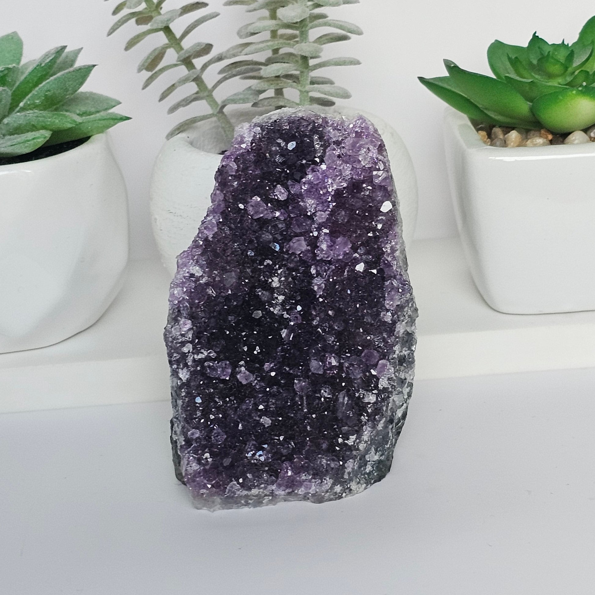 Amethyst A Grade Cut Base From Uruguay (E)