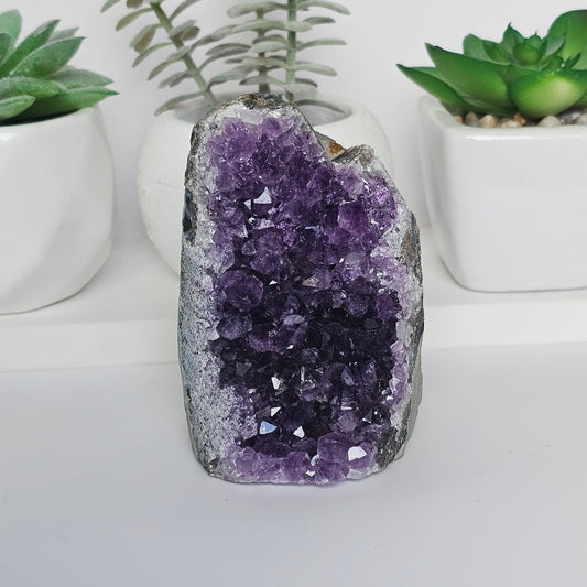 Amethyst A Grade Cut Base From Uruguay (H)