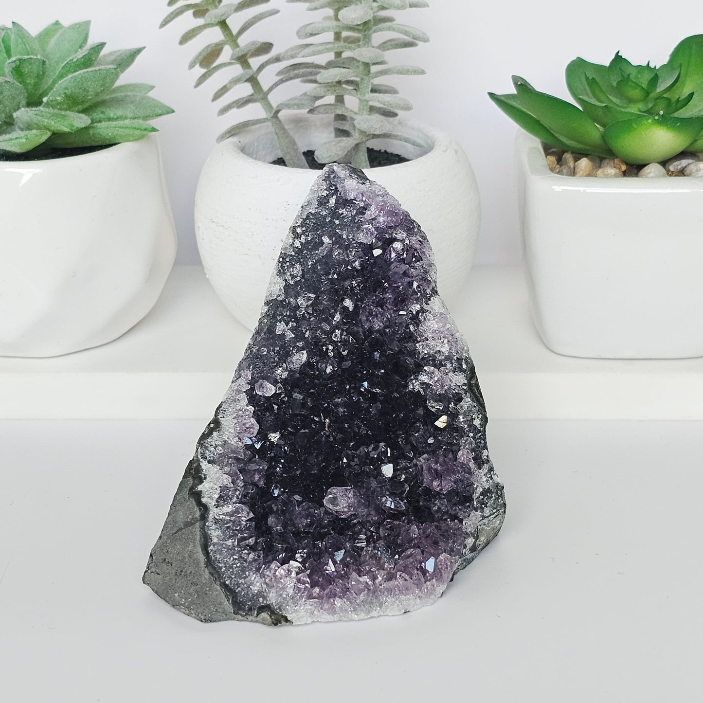 Amethyst A Grade Cut Base From Uruguay (I)