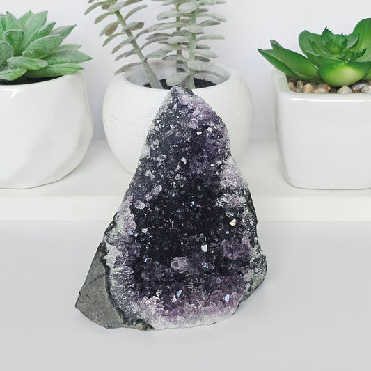 Amethyst A Grade Cut Base From Uruguay (I)