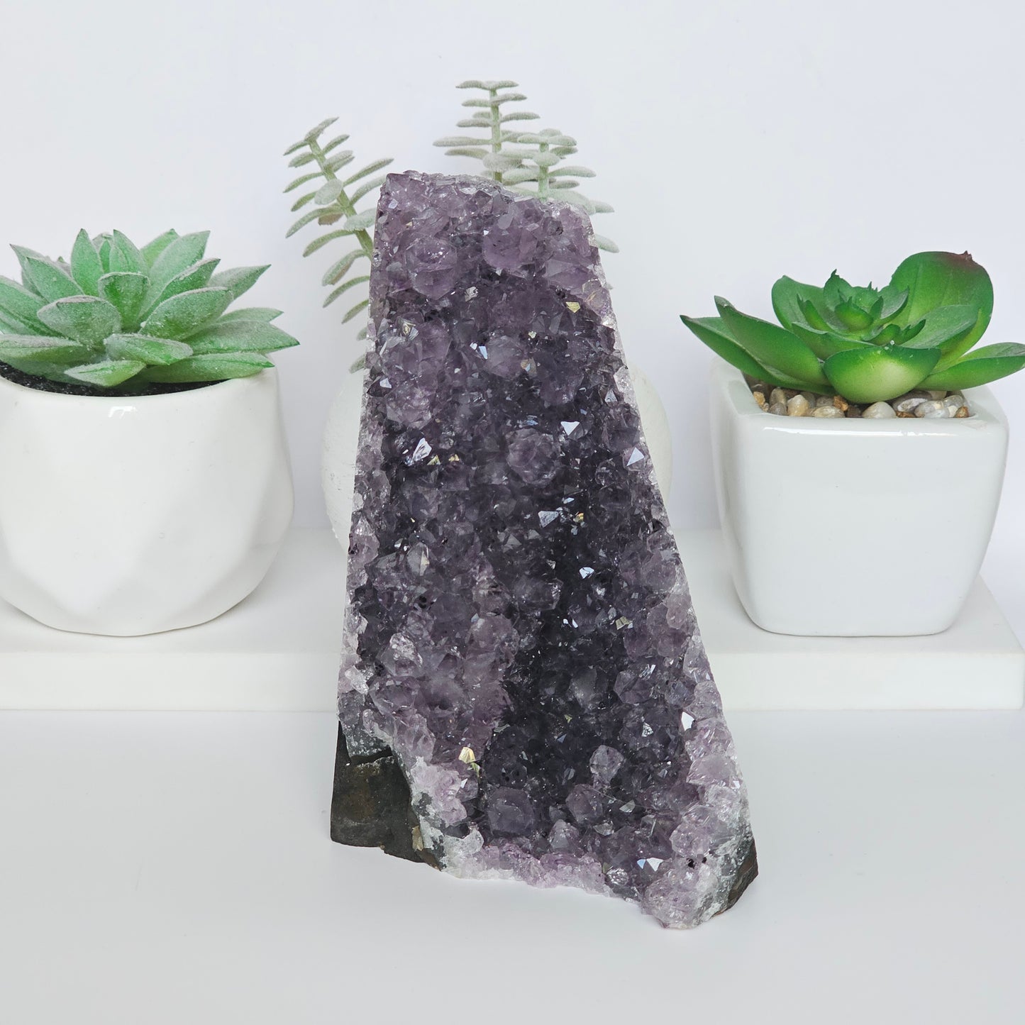 Amethyst A Grade Cut Base From Uruguay (Q)