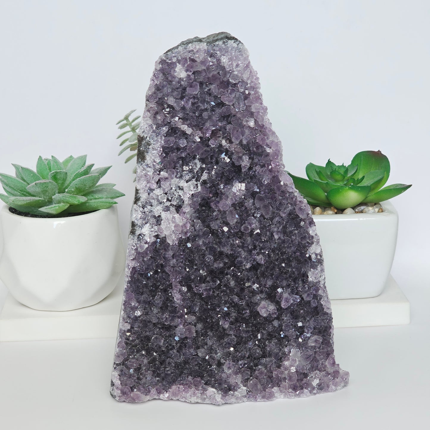 Amethyst A Grade Cut Base From Uruguay (U)