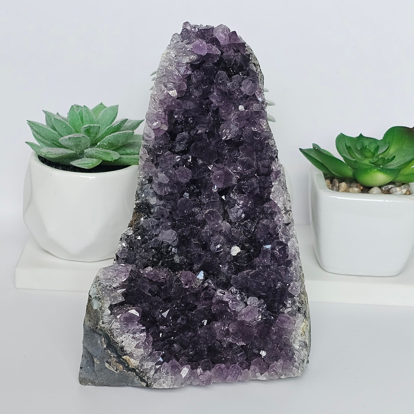 Amethyst A Grade Cut Base From Uruguay (W)