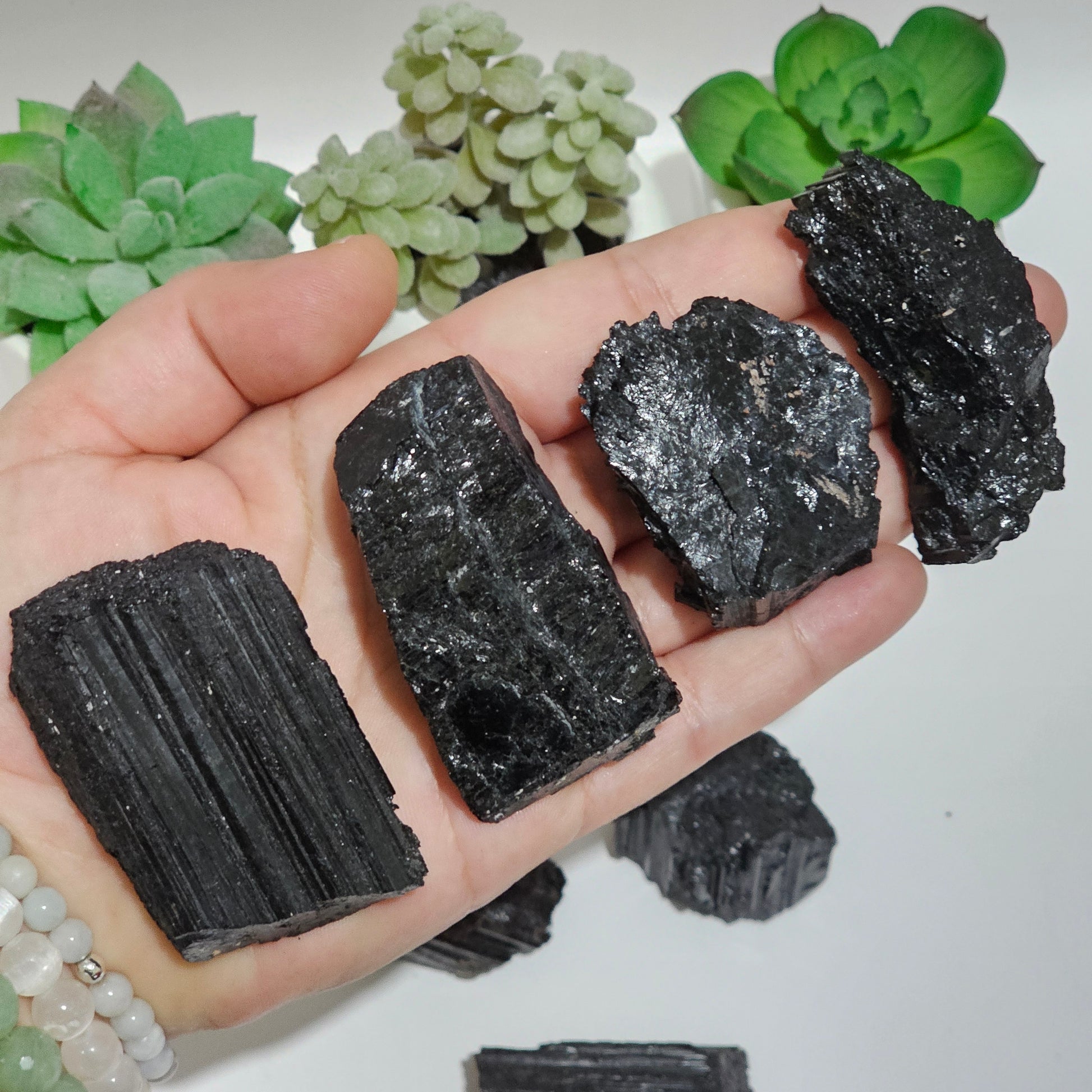 Raw Black Tourmaline chunk (medium)