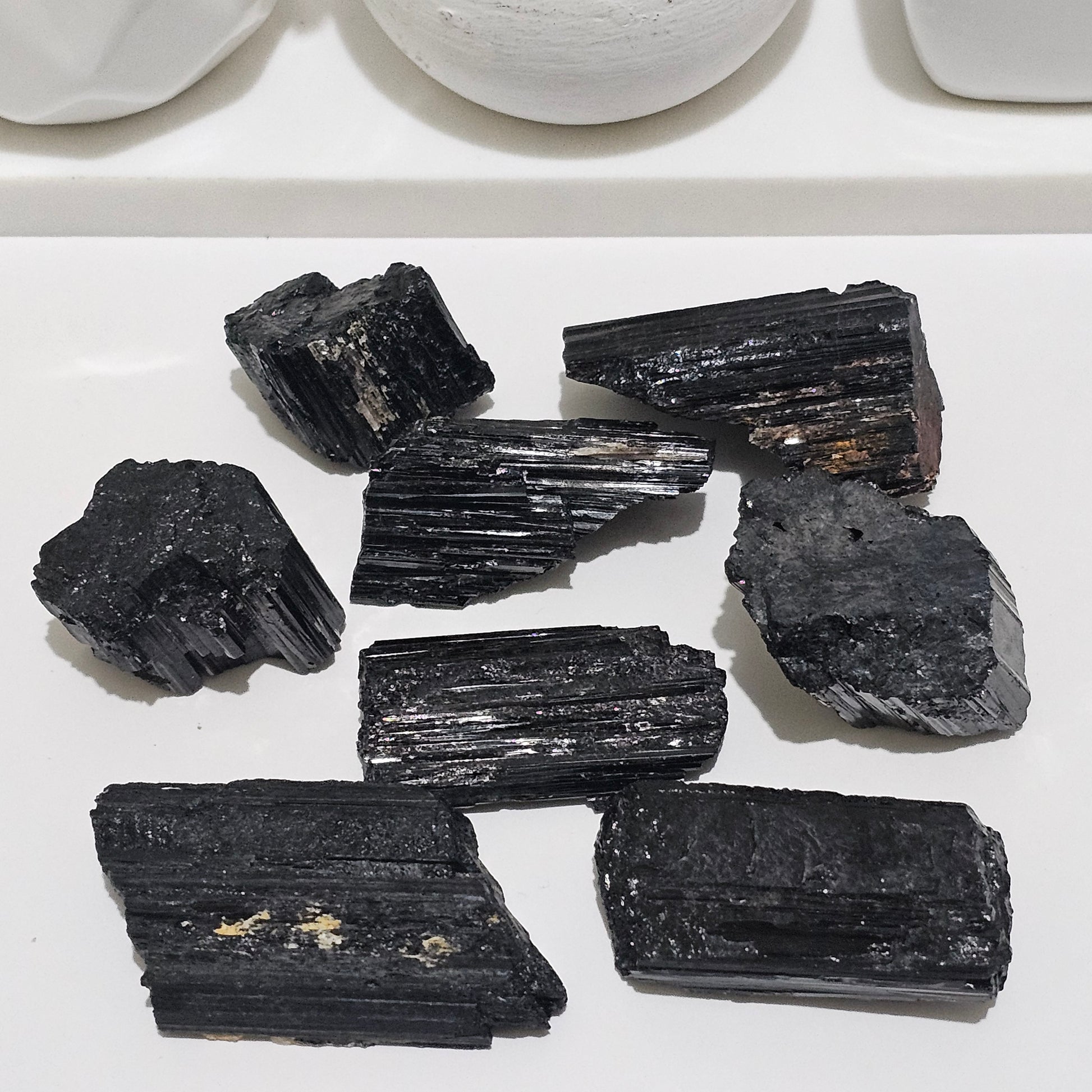 Raw Black Tourmaline chunk (small)