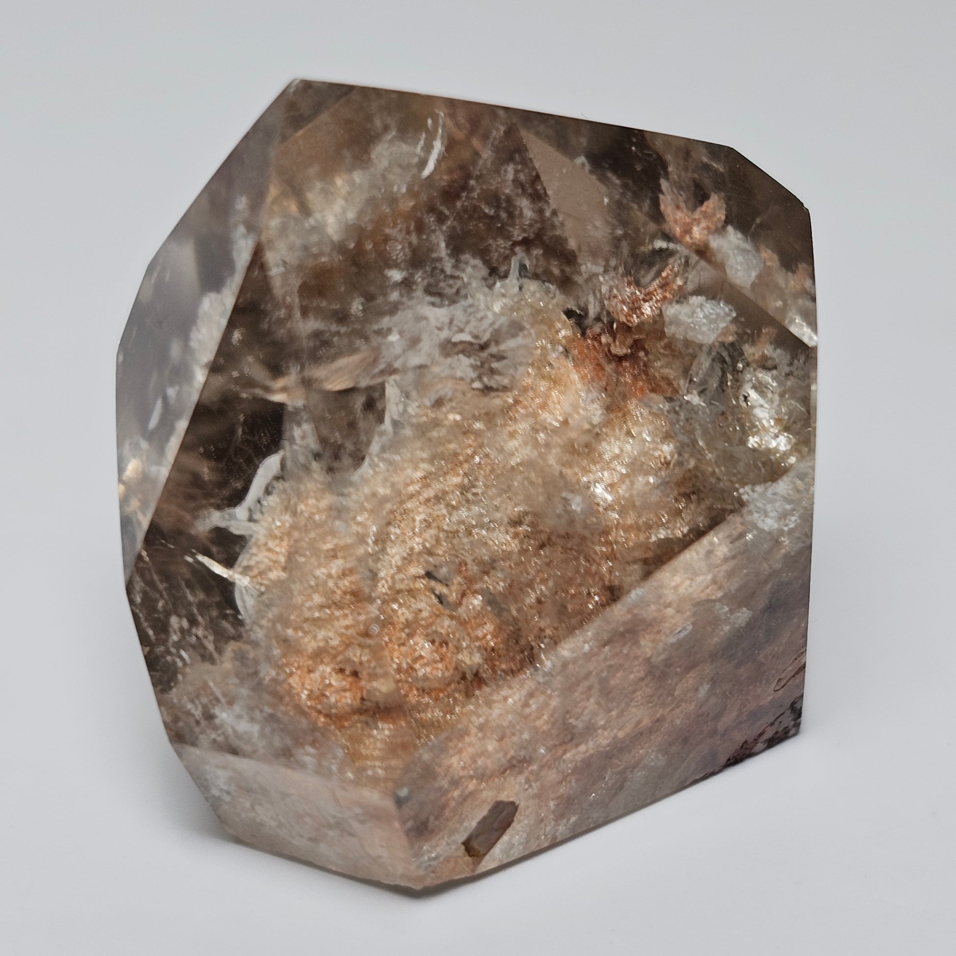 High Quality Smoky Garden Quartz Freeform With Rutile (GF)