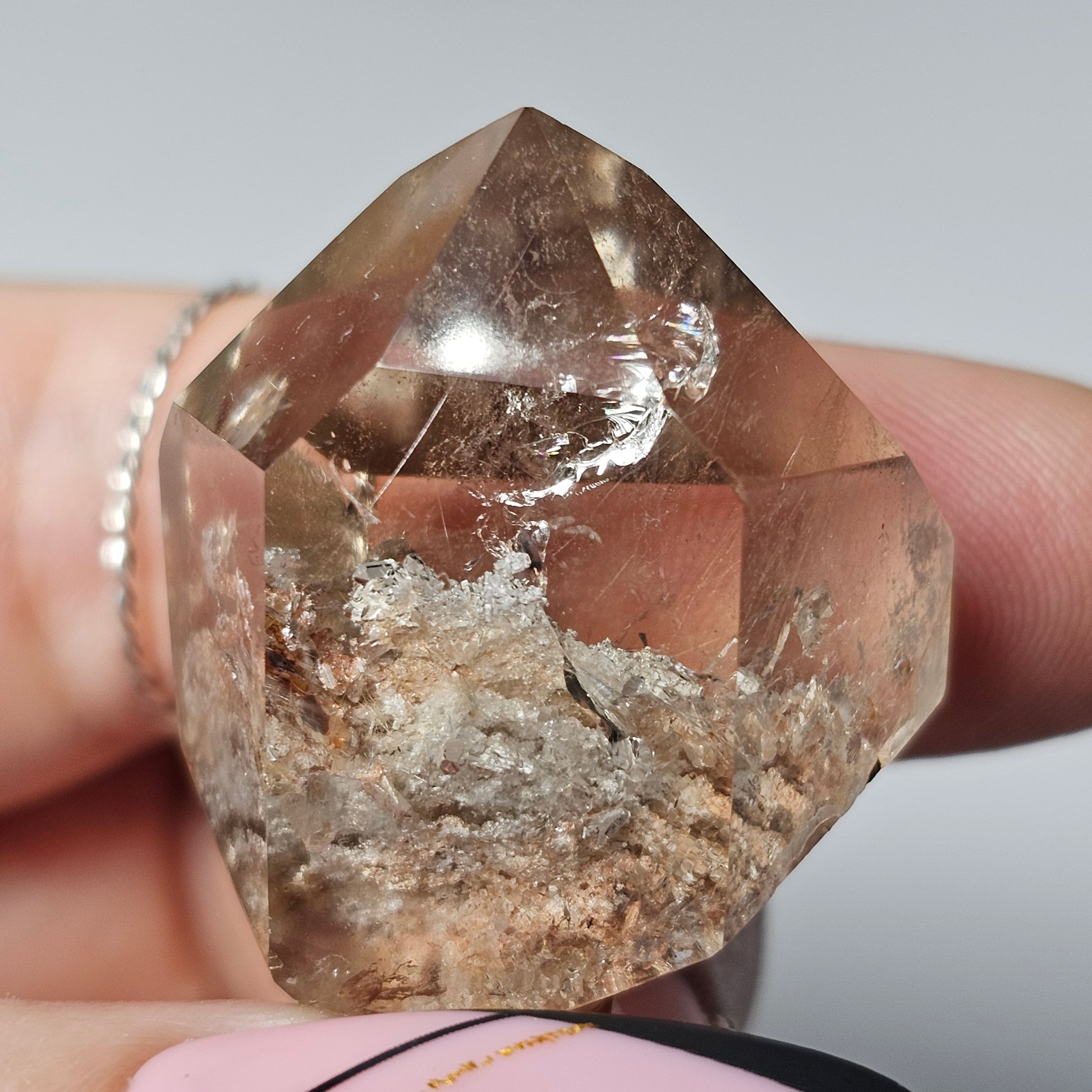 High Quality Smoky Garden Quartz Freeform With Rutile (GF)