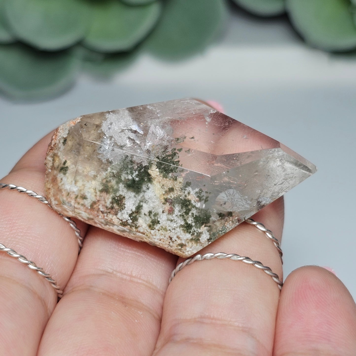 High Quality Garden Quartz Freeform (GH)