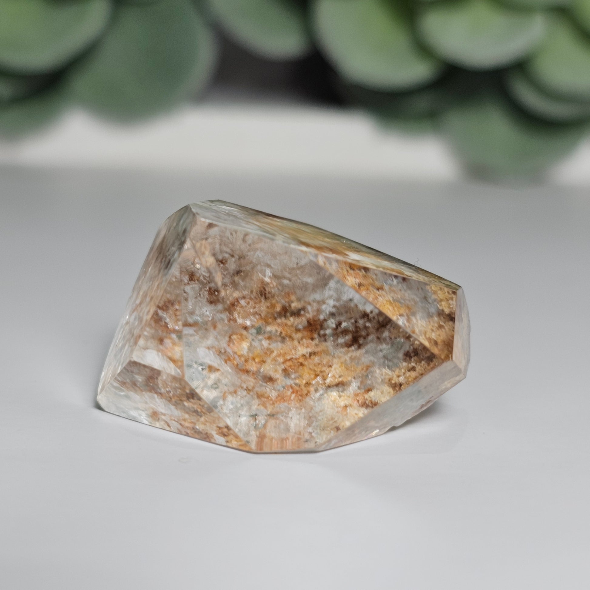 High Quality Garden Quartz Freeform With Rutile (GJ)