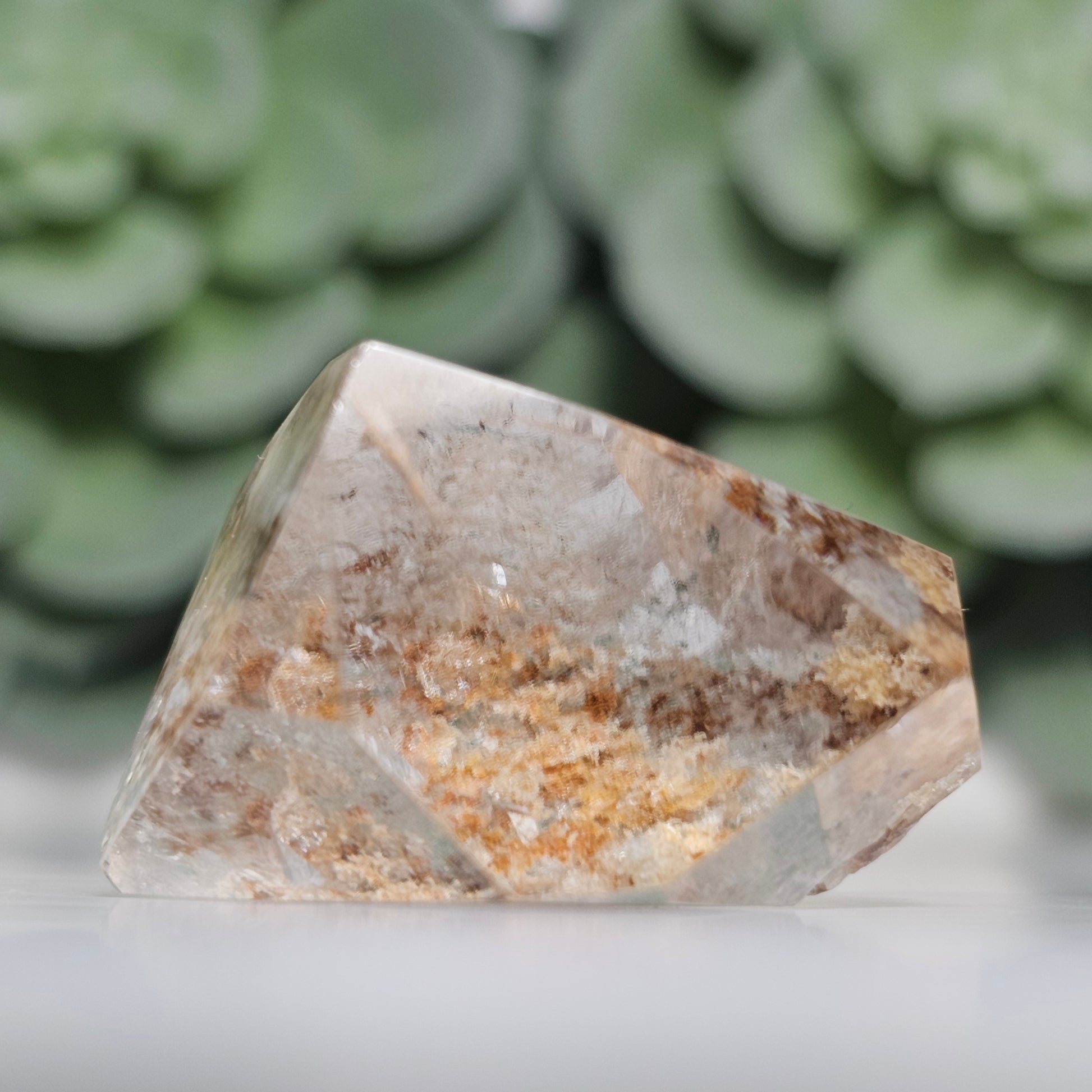 High Quality Garden Quartz Freeform With Rutile (GJ)