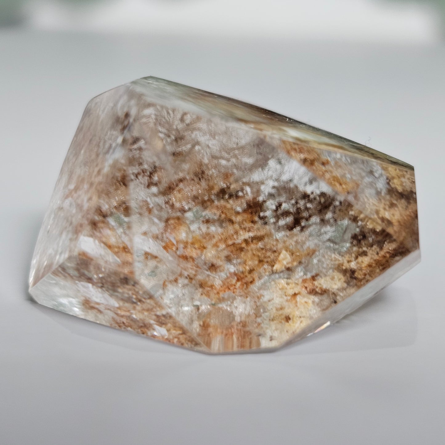 High Quality Garden Quartz Freeform With Rutile (GJ)