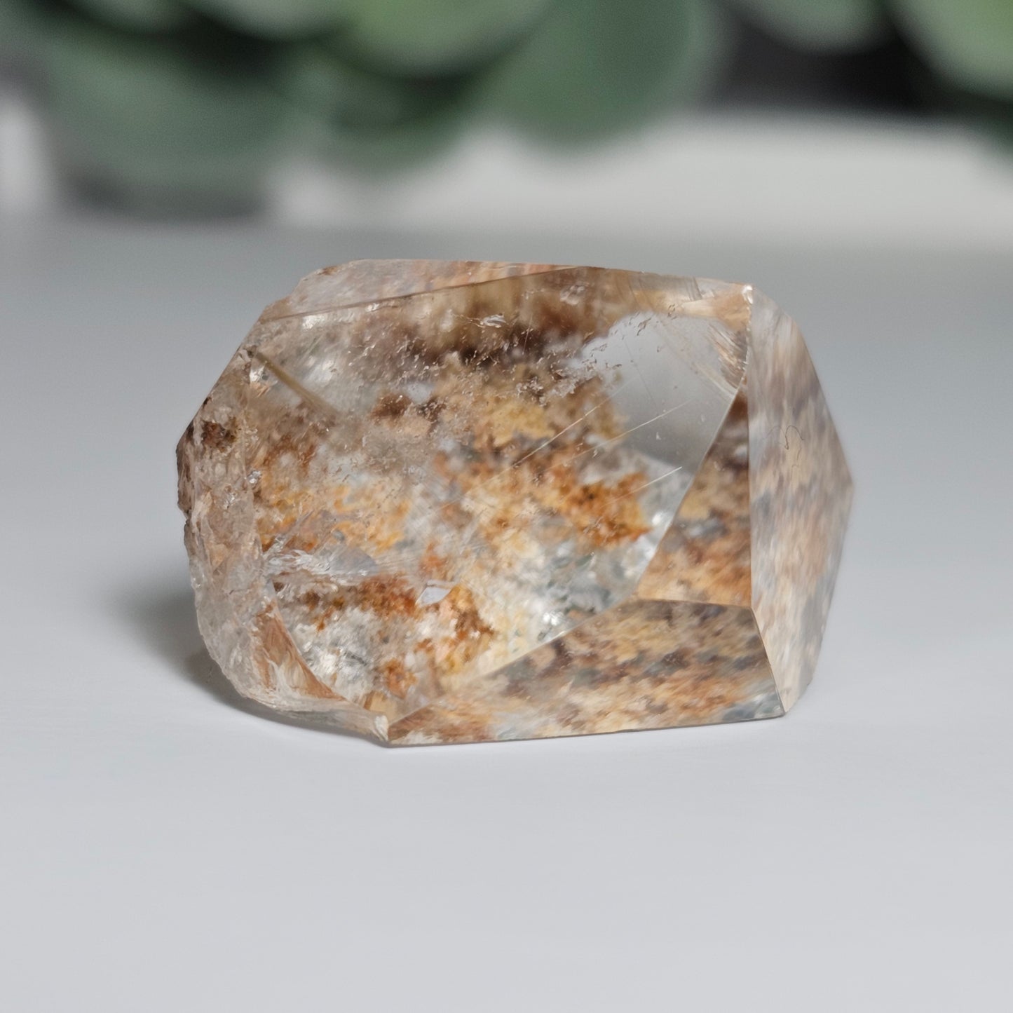 High Quality Garden Quartz Freeform With Rutile (GJ)