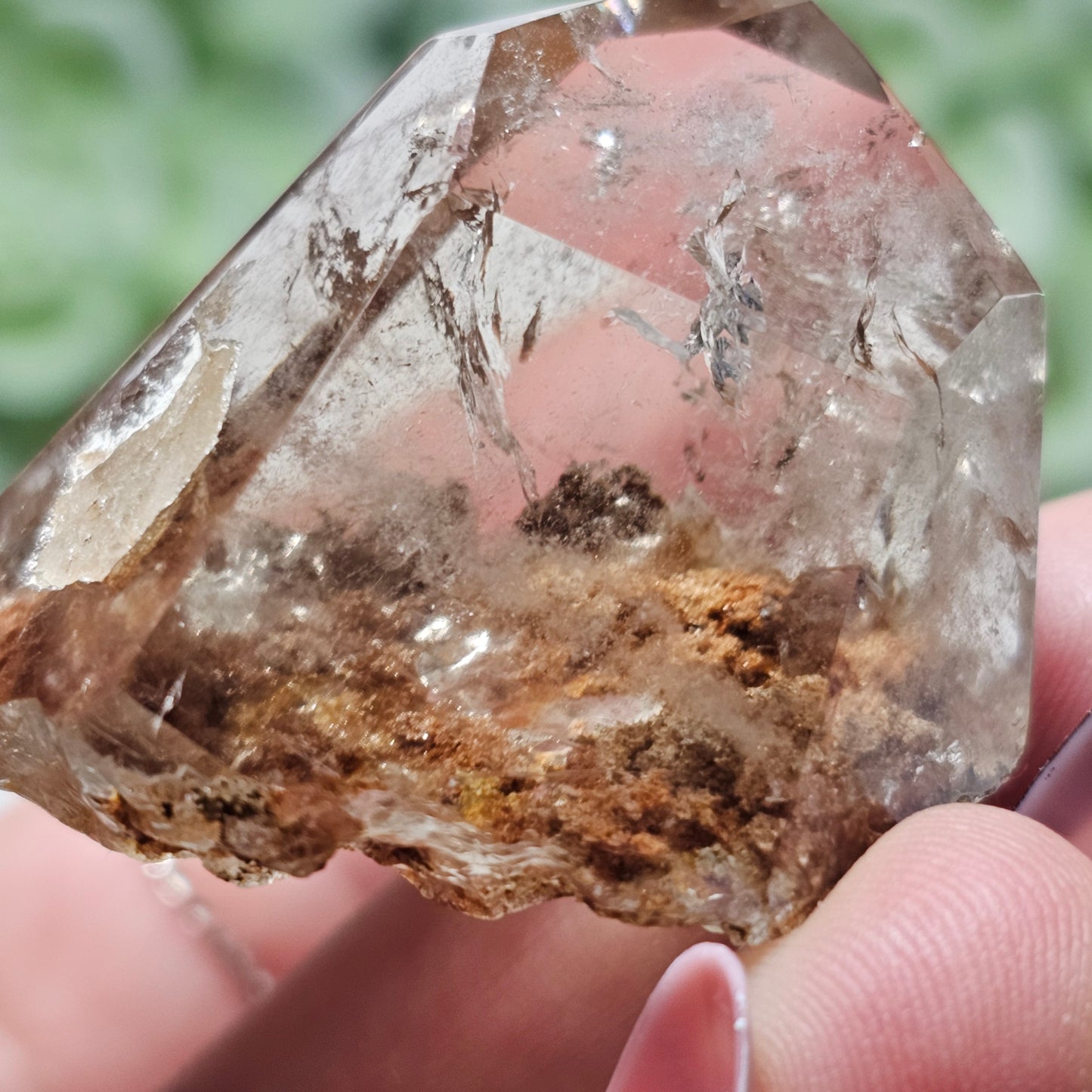 High Quality Smoky Garden Quartz Freeform With Manifestation (GQ)