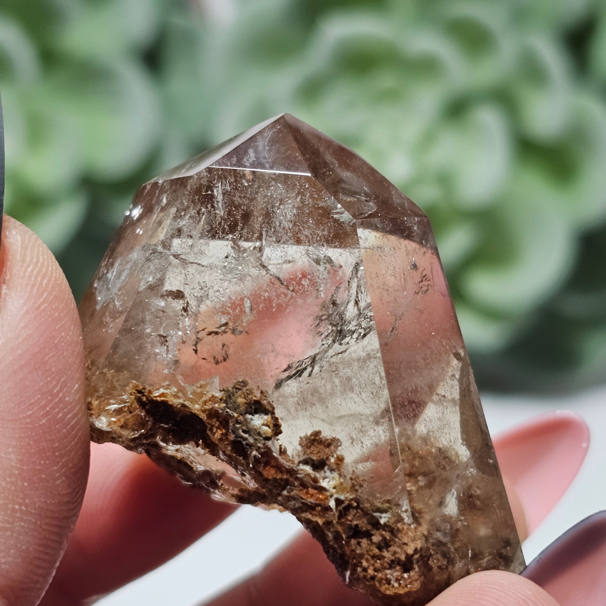 High Quality Smoky Garden Quartz Freeform With Manifestation (GQ)