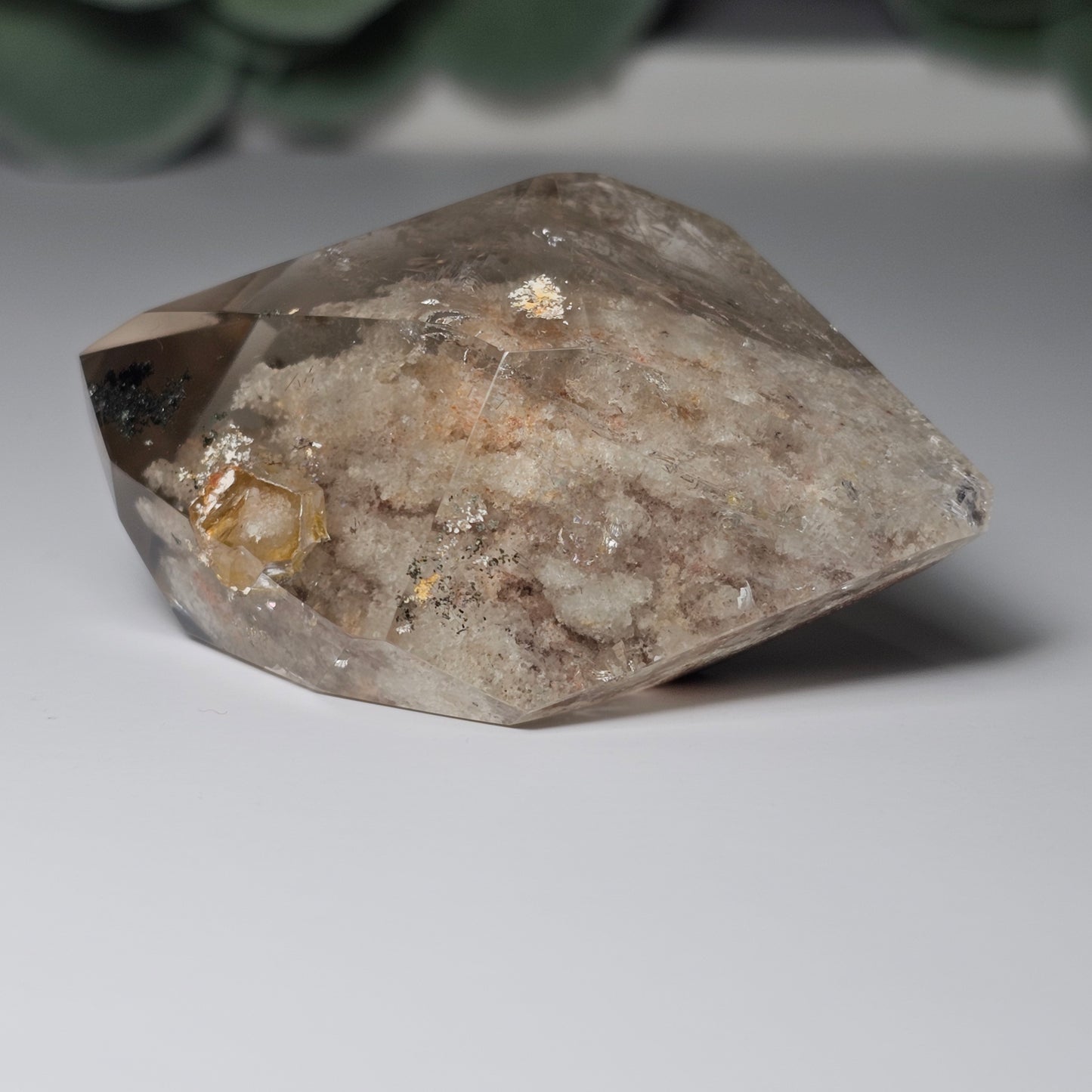 High Quality Smoky Garden Quartz Freeform With Manifestation (GR)