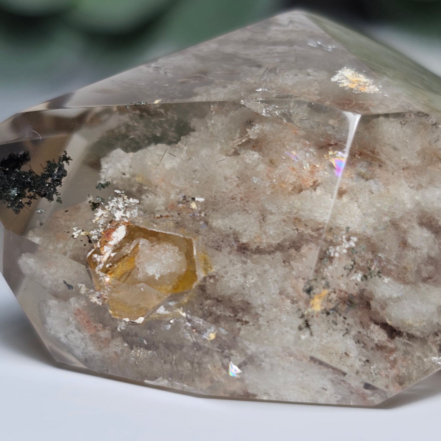 High Quality Smoky Garden Quartz Freeform With Manifestation (GR)