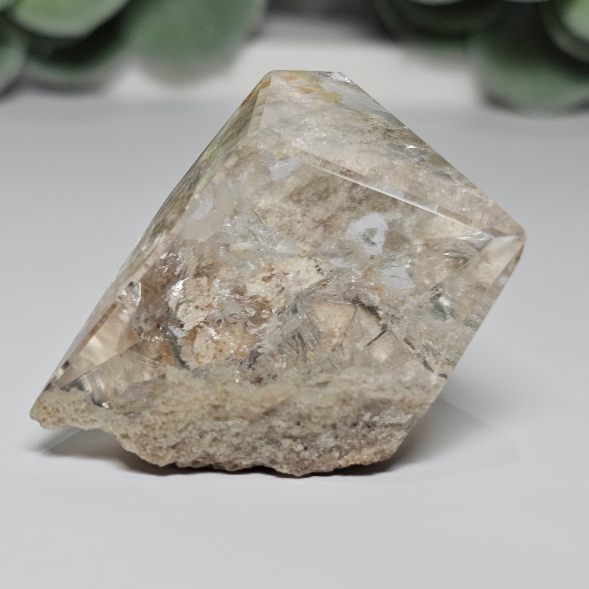 High Quality Garden Quartz Freeform With Rutile, Key & Imprints (GW)