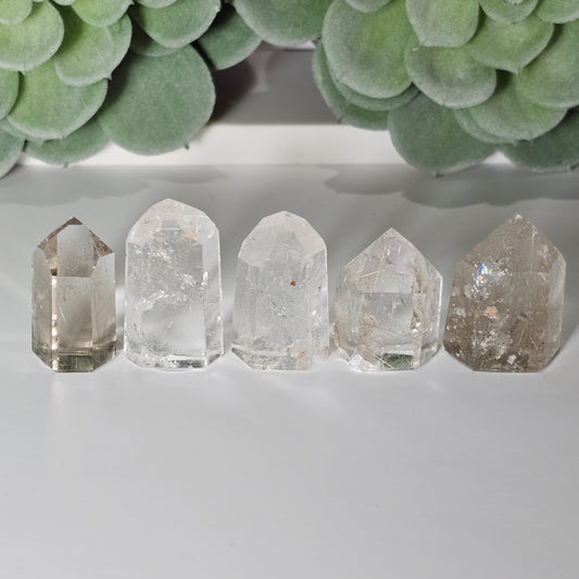 Rutile Inclusion Quartz Mini Towers